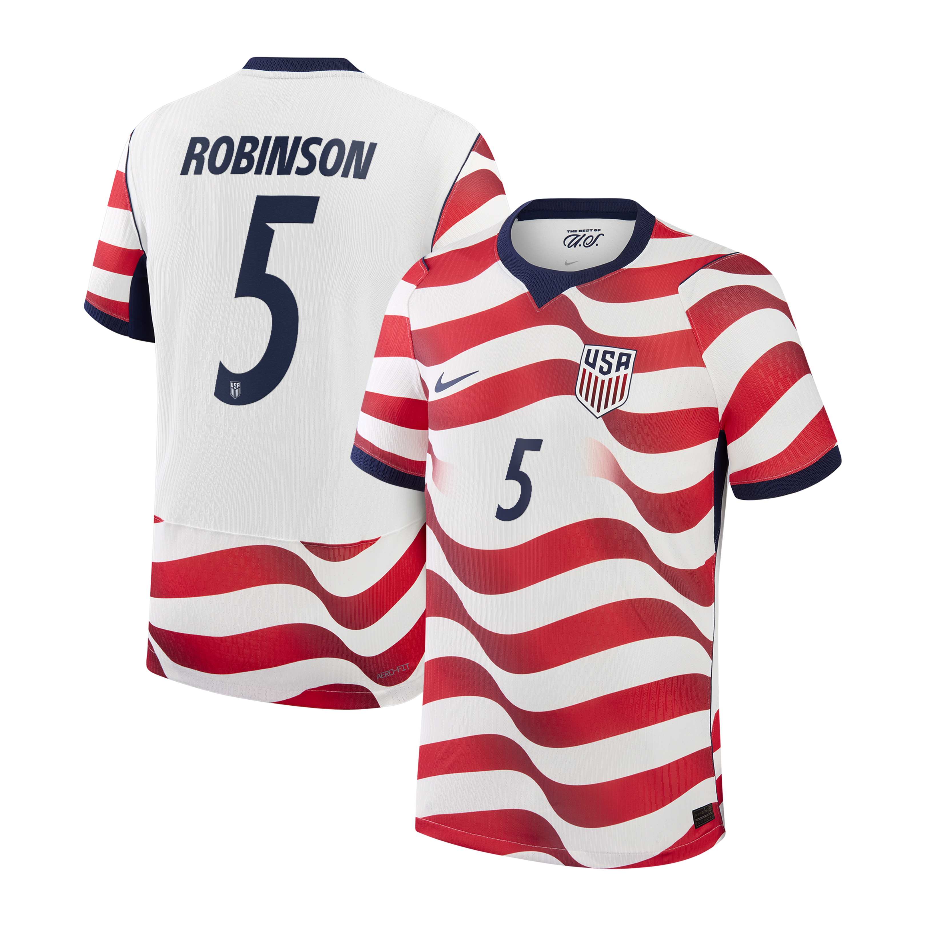 Antonee Robinson USMNT 2026 Home Match Jersey - White
