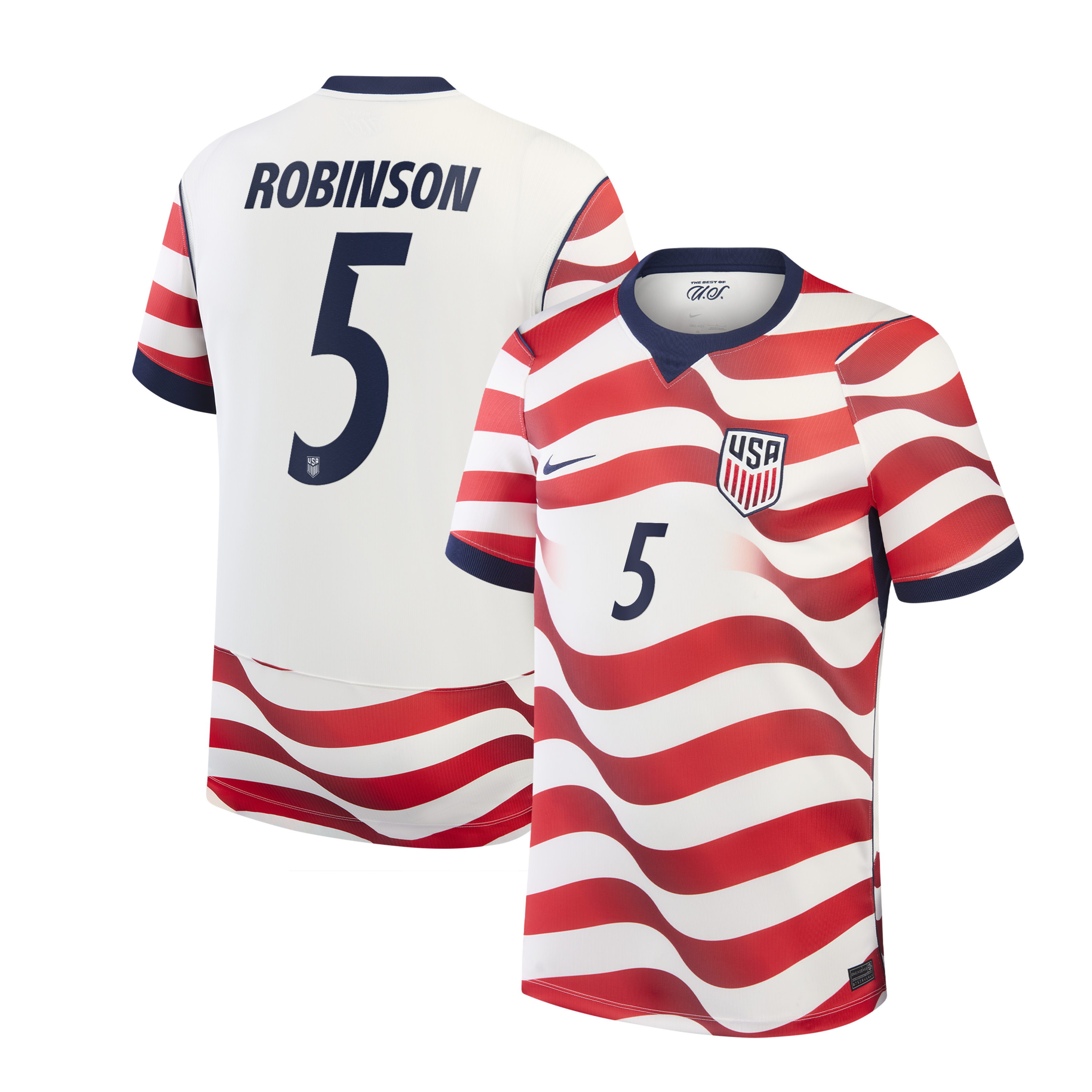 Antonee Robinson USMNT 2026 Home Stadium Jersey - White