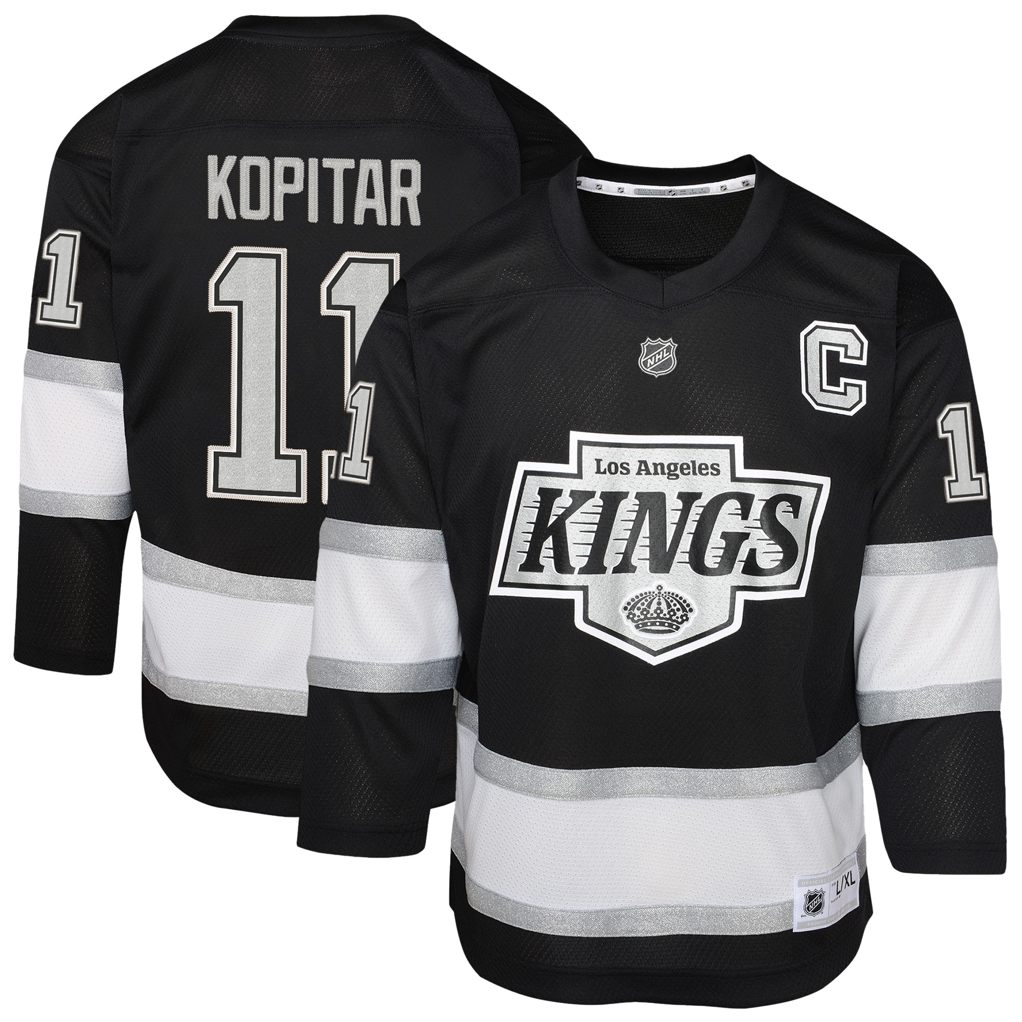 Anze Kopitar Los Angeles Kings Youth Player Jersey - Black