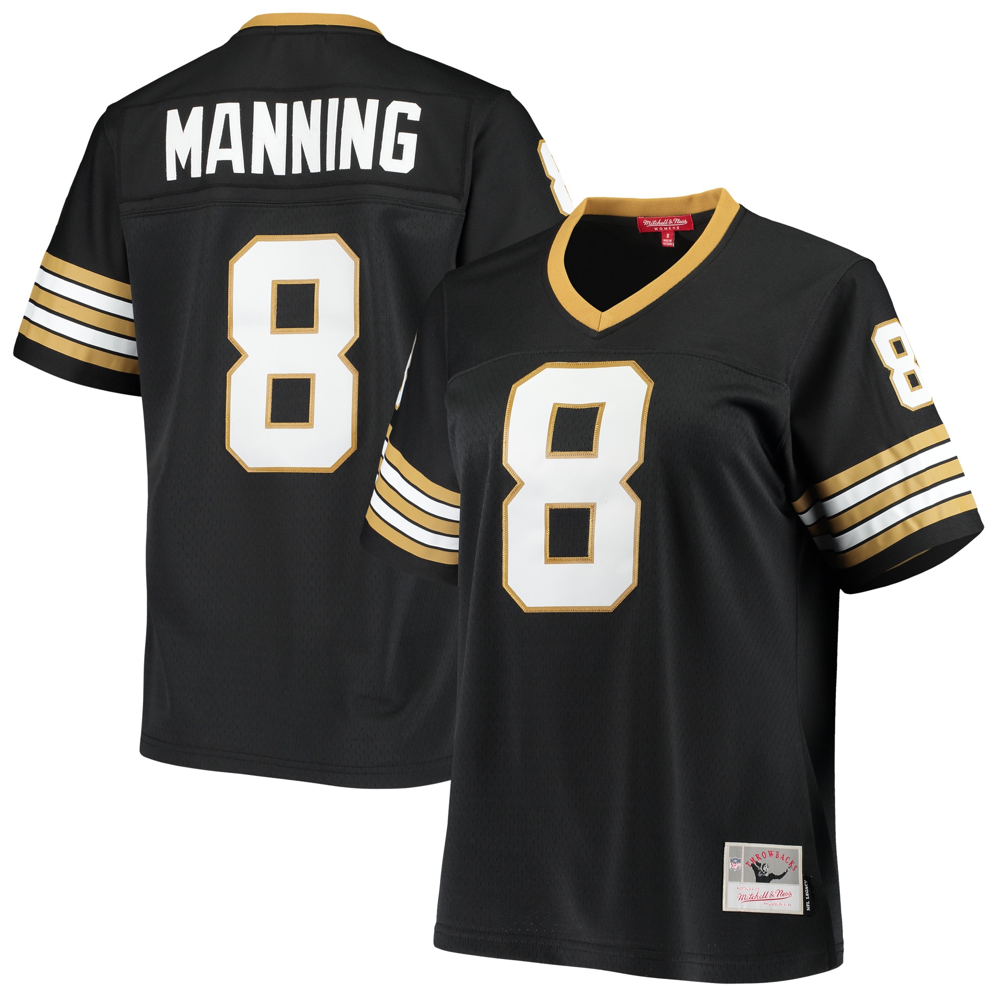 Archie Manning New Orleans Saints Women's 1979 Legacy Jersey - Black