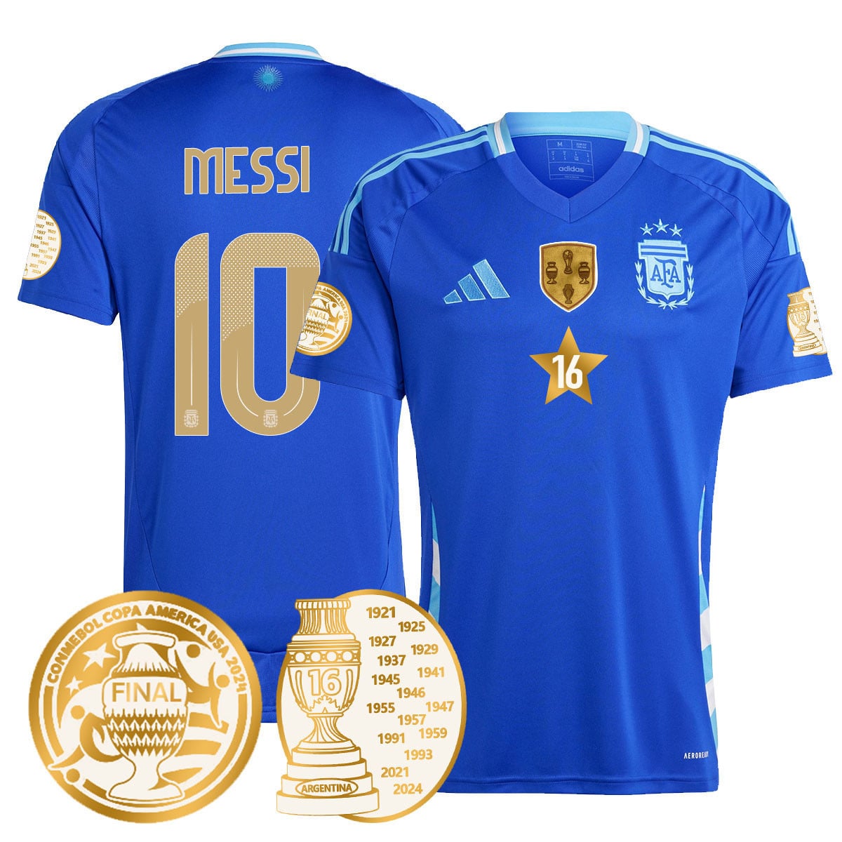 Alternative view of Argentina Messi 2024 Jersey - Adidas Argentina Messi 2024 Home Jersey