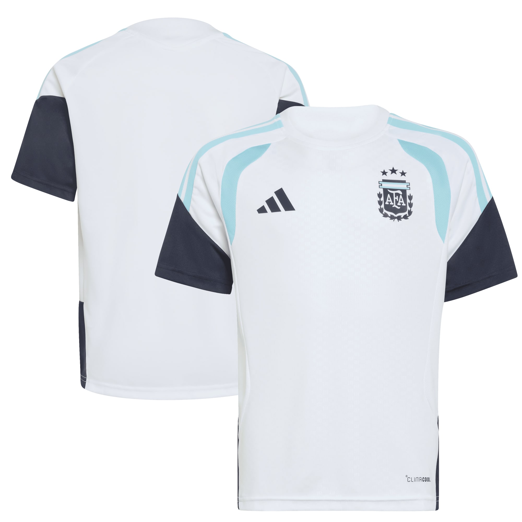 Argentina National Team Youth FIFA x World Cup 2026 Tiro Training Jersey - White