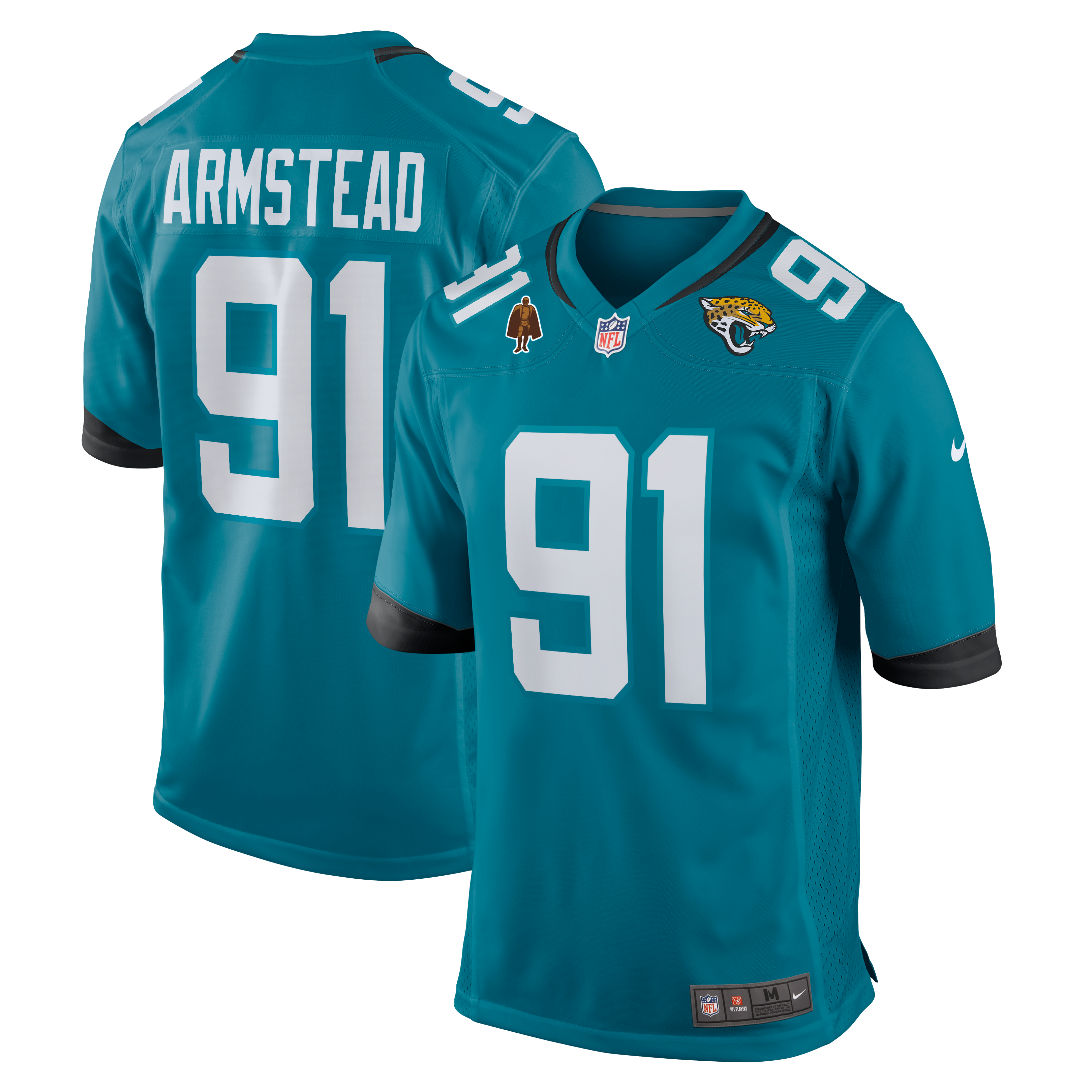Arik Armstead Jacksonville Jaguars Team Walter Payton Man of the Year Game Jersey - Teal