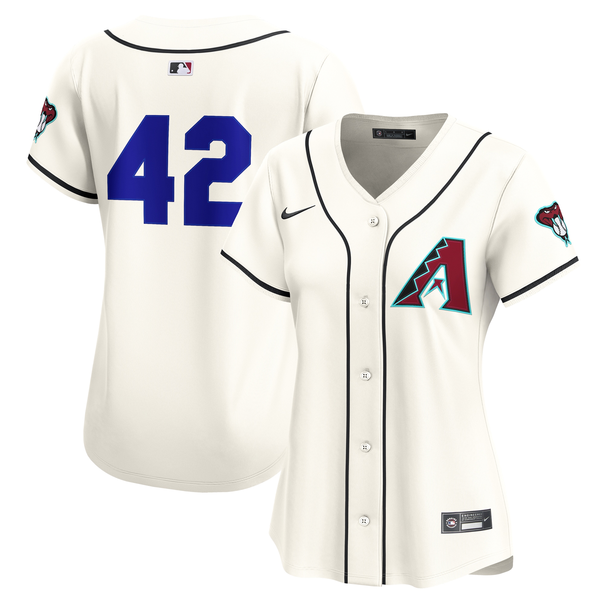Arizona Diamondbacks Home 2025 Jackie Robinson Day Limited Jersey – Cream