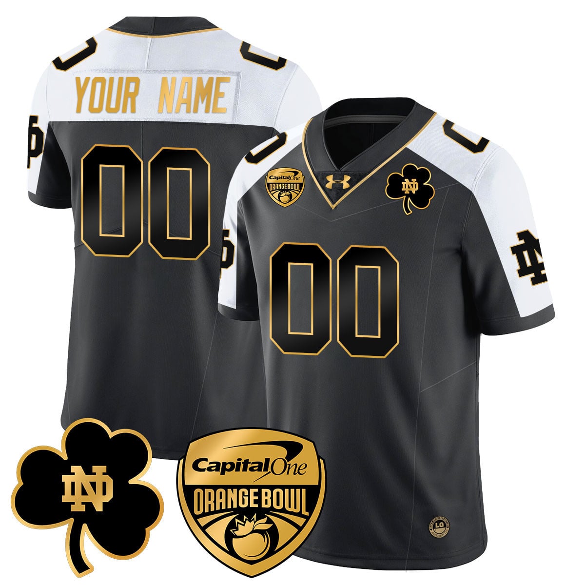 armour Notre Dame Orange Bowl Jersey - Notre Dame Orange Bowl Jersey