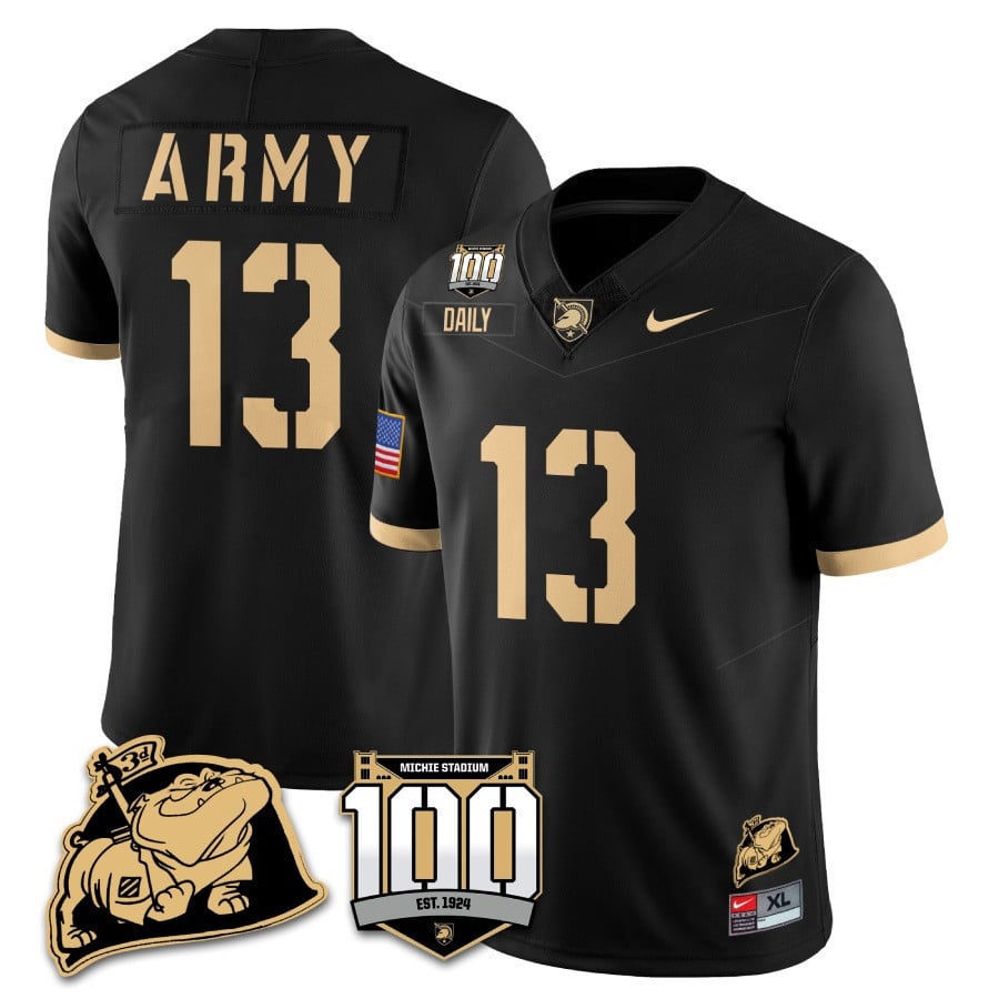 Alternative view of Army Black Knights #52 - Nike - Football Jersey