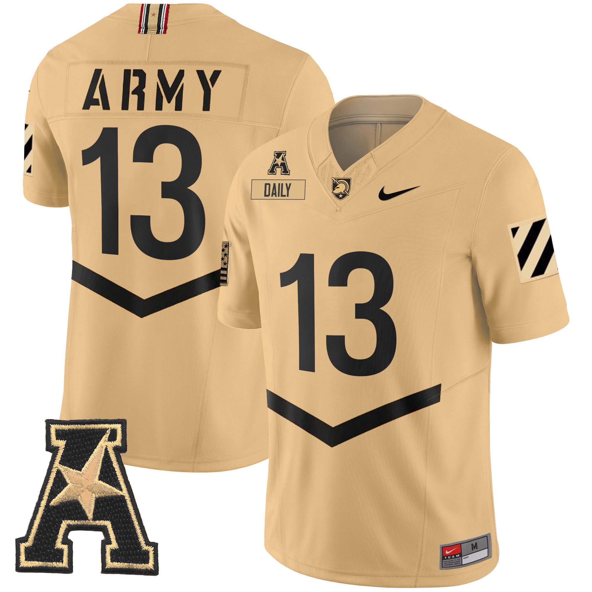 Army Black Knights Jersey nike gold - Nike Army Black Knights #13