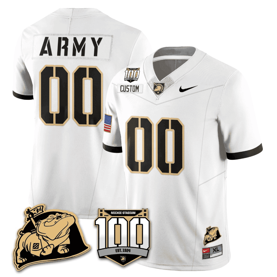 Alternative view of Army Black Knights Jersey nike - Nike Army Black Knights #00 Jersey