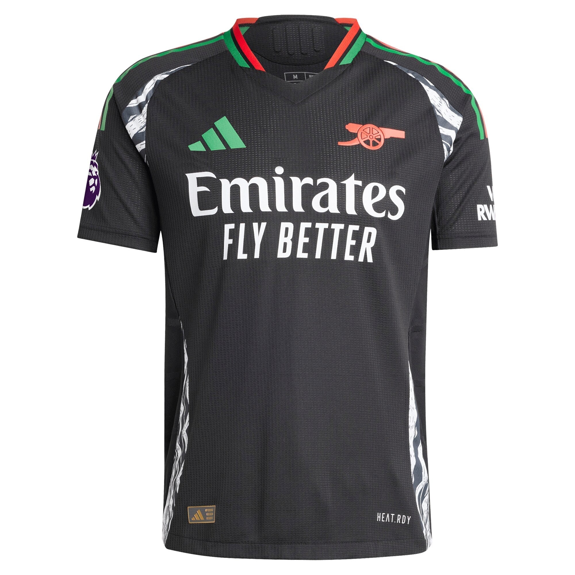 Alternative view of Arsenal Black Third Jersey - Arsenal Black 23/24 Third Jersey - Adidas