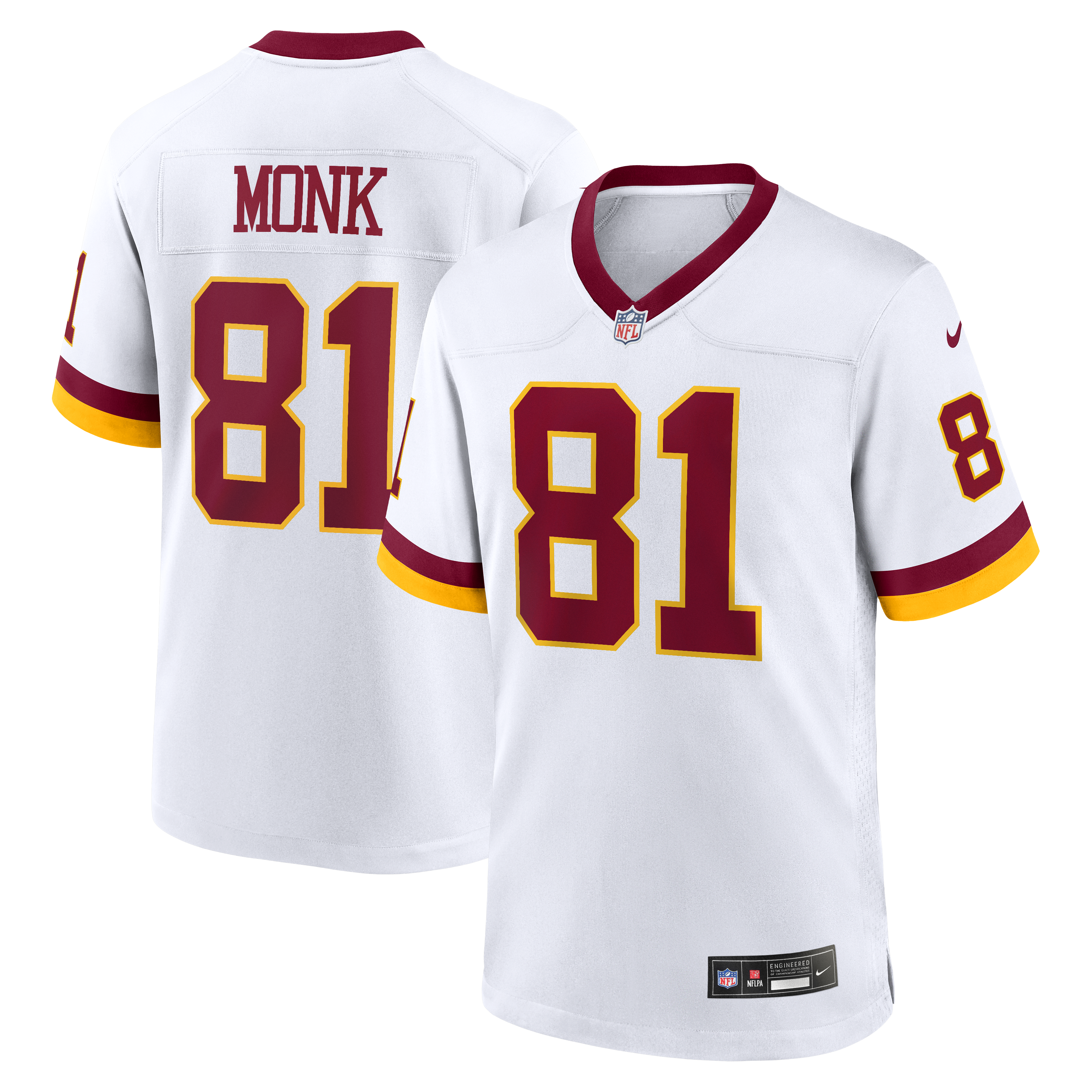 Art Monk Washington Commanders Alternate 2 Super Bowl Era Game Jersey - White
