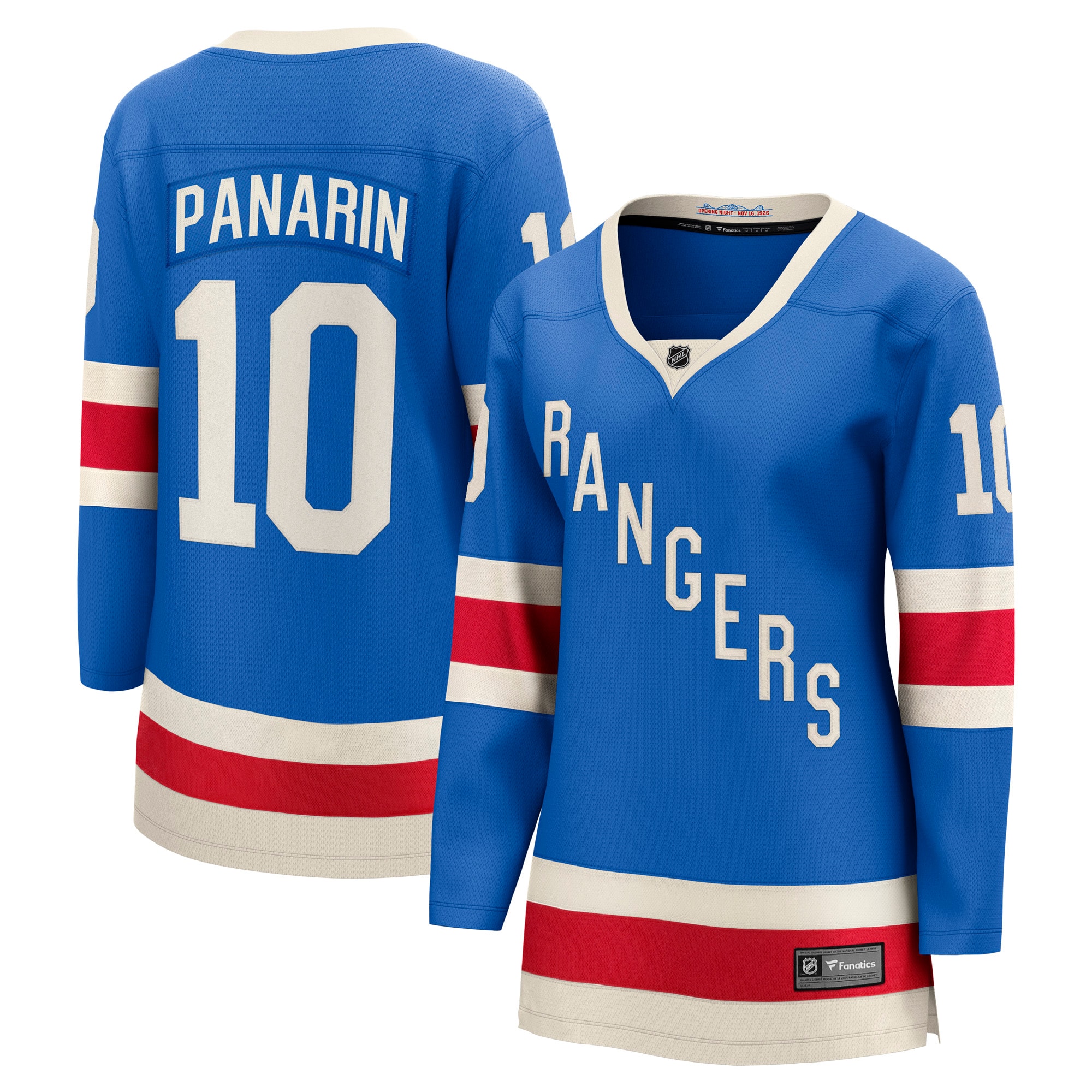 Artemi Panarin New York Rangers Fanatics Women's Centennial Breakaway Jersey - Blue