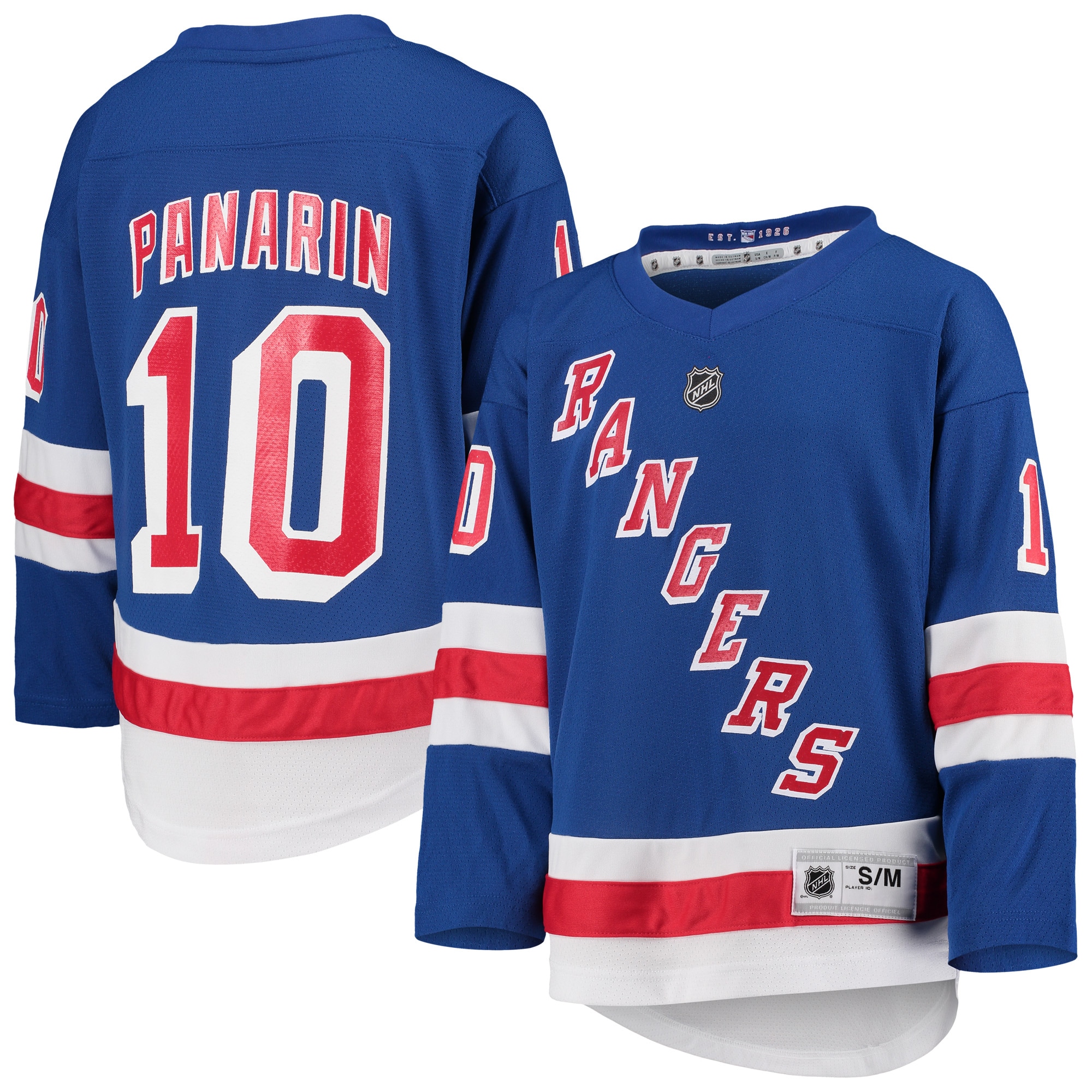 Artemi Panarin New York Rangers Youth Home Player Jersey