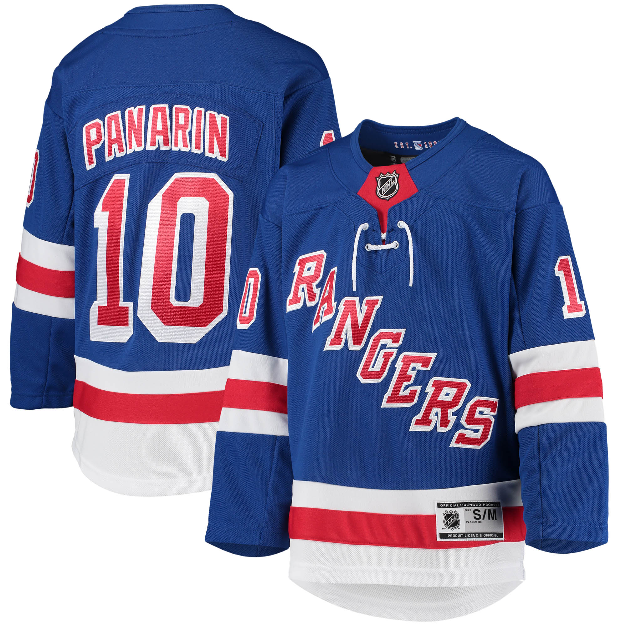 Artemi Panarin New York Rangers Youth Home Premier Player Jersey