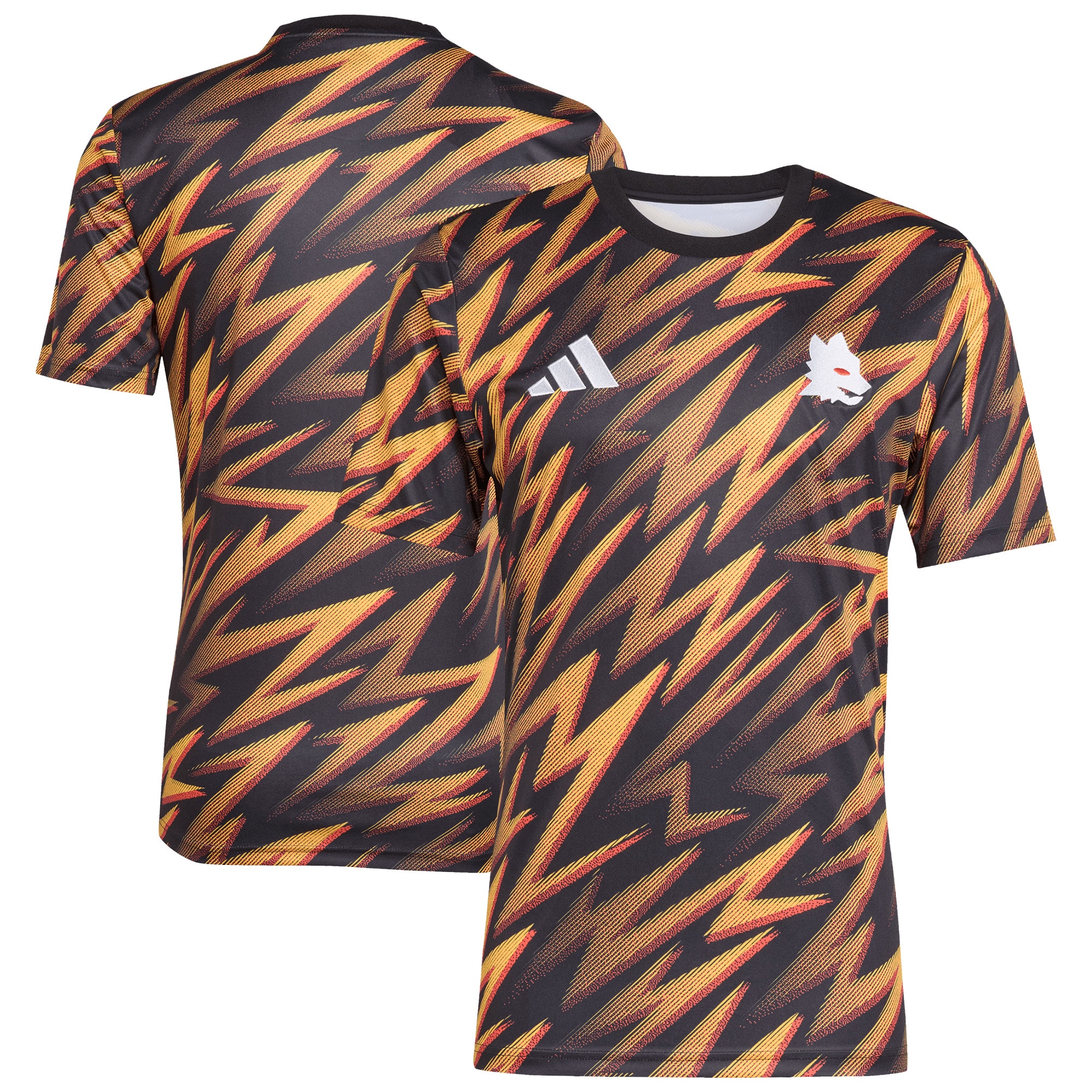 AS Roma 2025/26 AEROREADY Pre-Match Top - Black