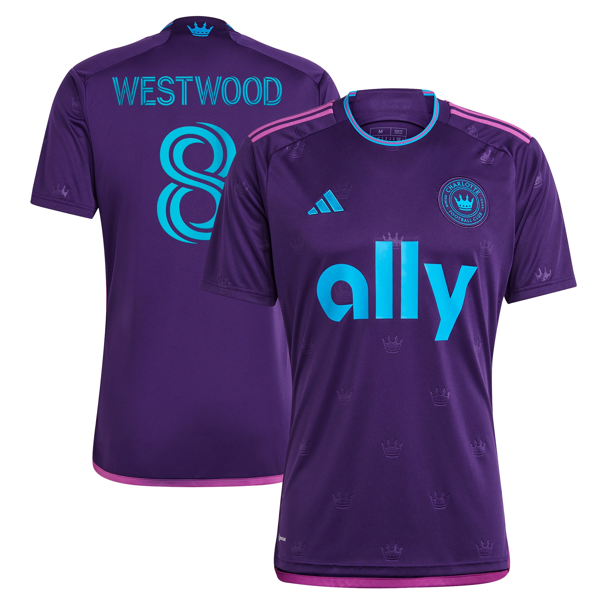 Ashley Westwood Charlotte FC 2023 Crown Jewel Kit Jersey - Purple