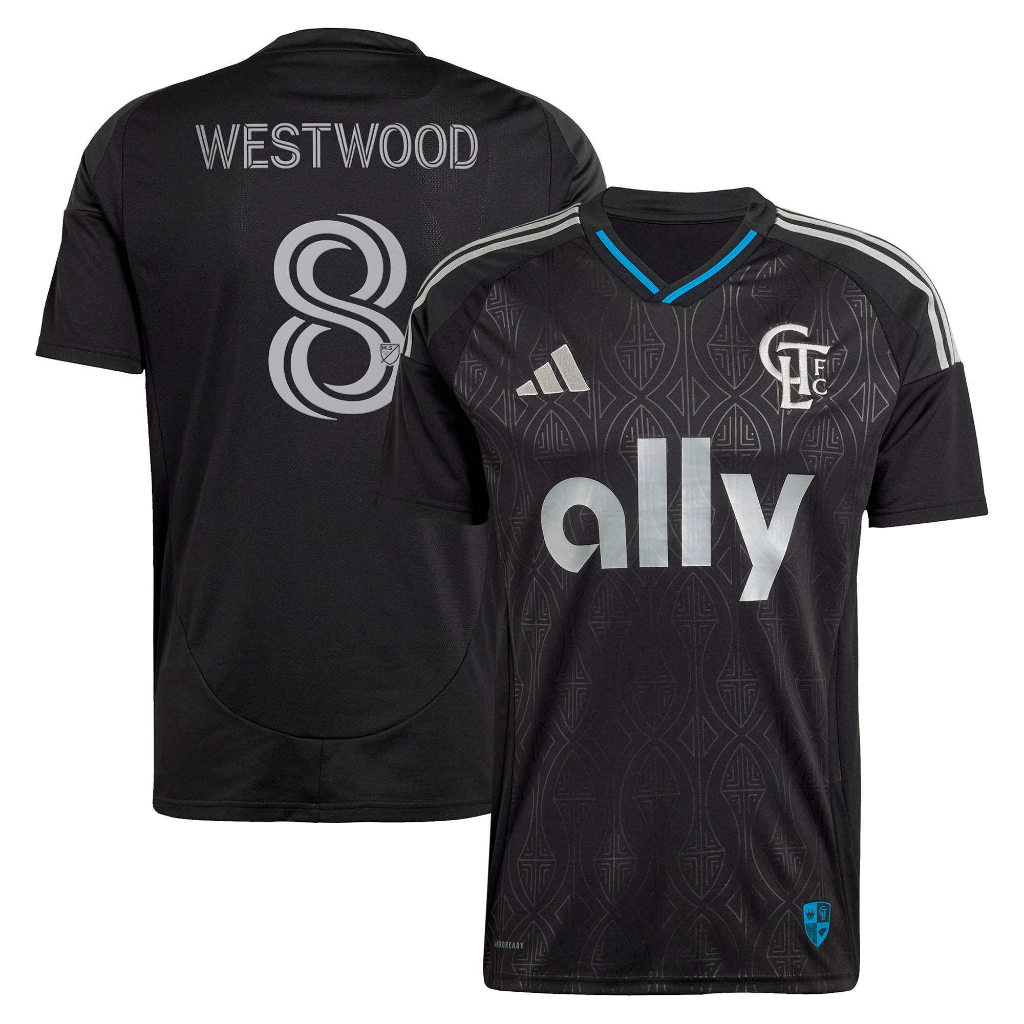 Ashley Westwood Charlotte FC 2025 Fortress Kit Player Jersey - Black
