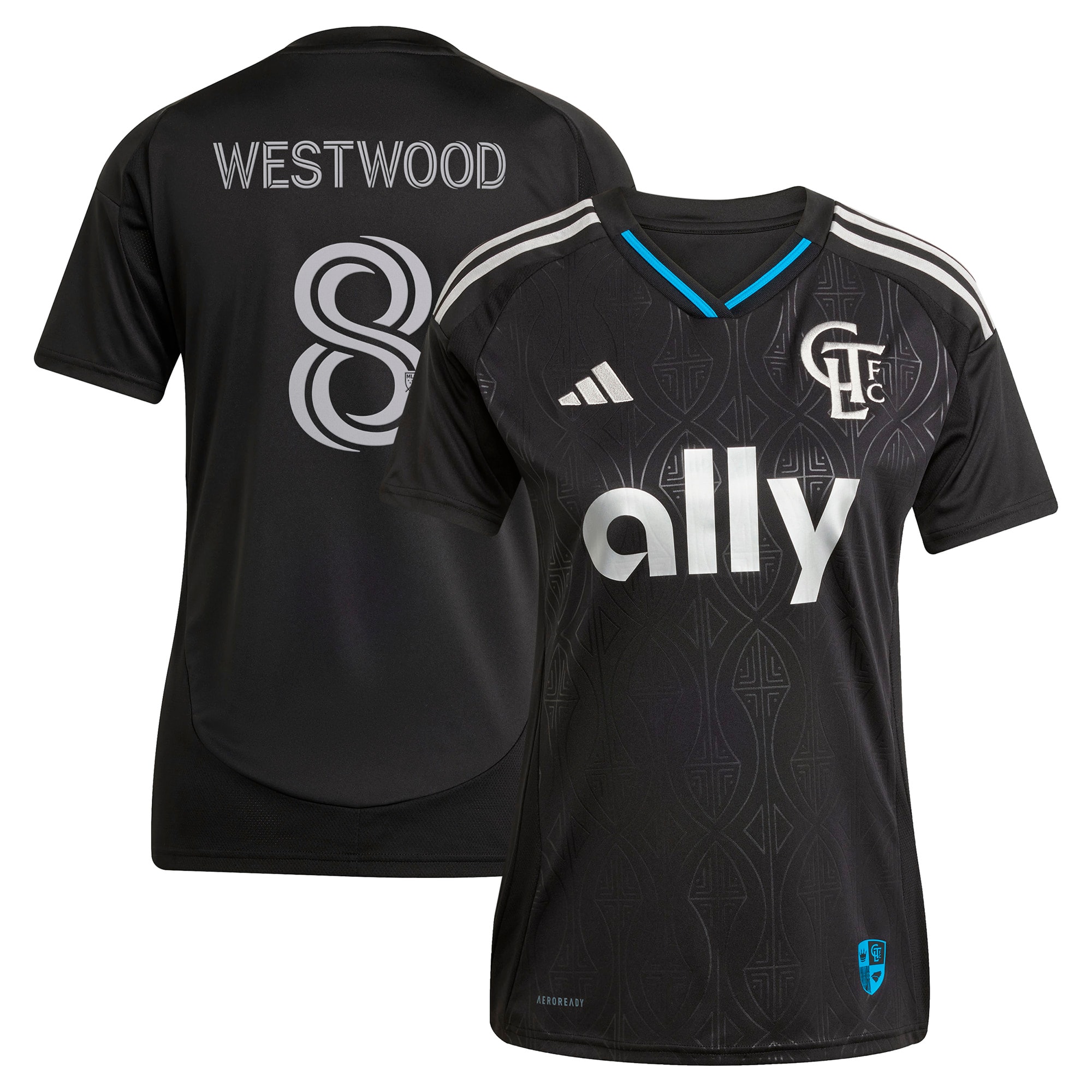 Ashley Westwood Charlotte FC Women's 2025 Fortress Kit Player Jersey - Black