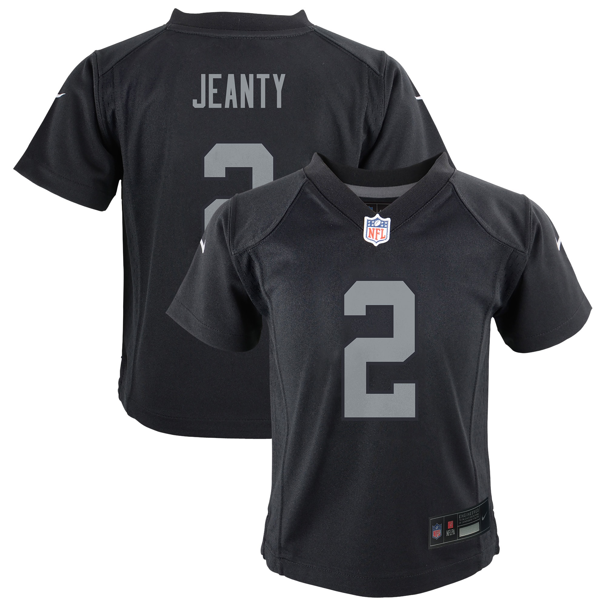 Ashton Jeanty Las Vegas Raiders Infant Team Player Game Jersey - Black