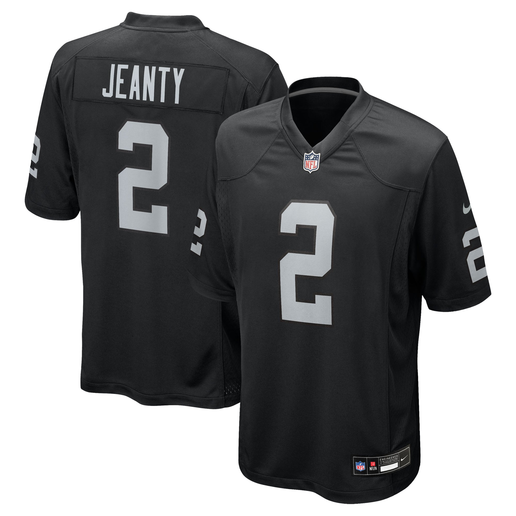 Ashton Jeanty Las Vegas Raiders Youth Game Jersey - Black