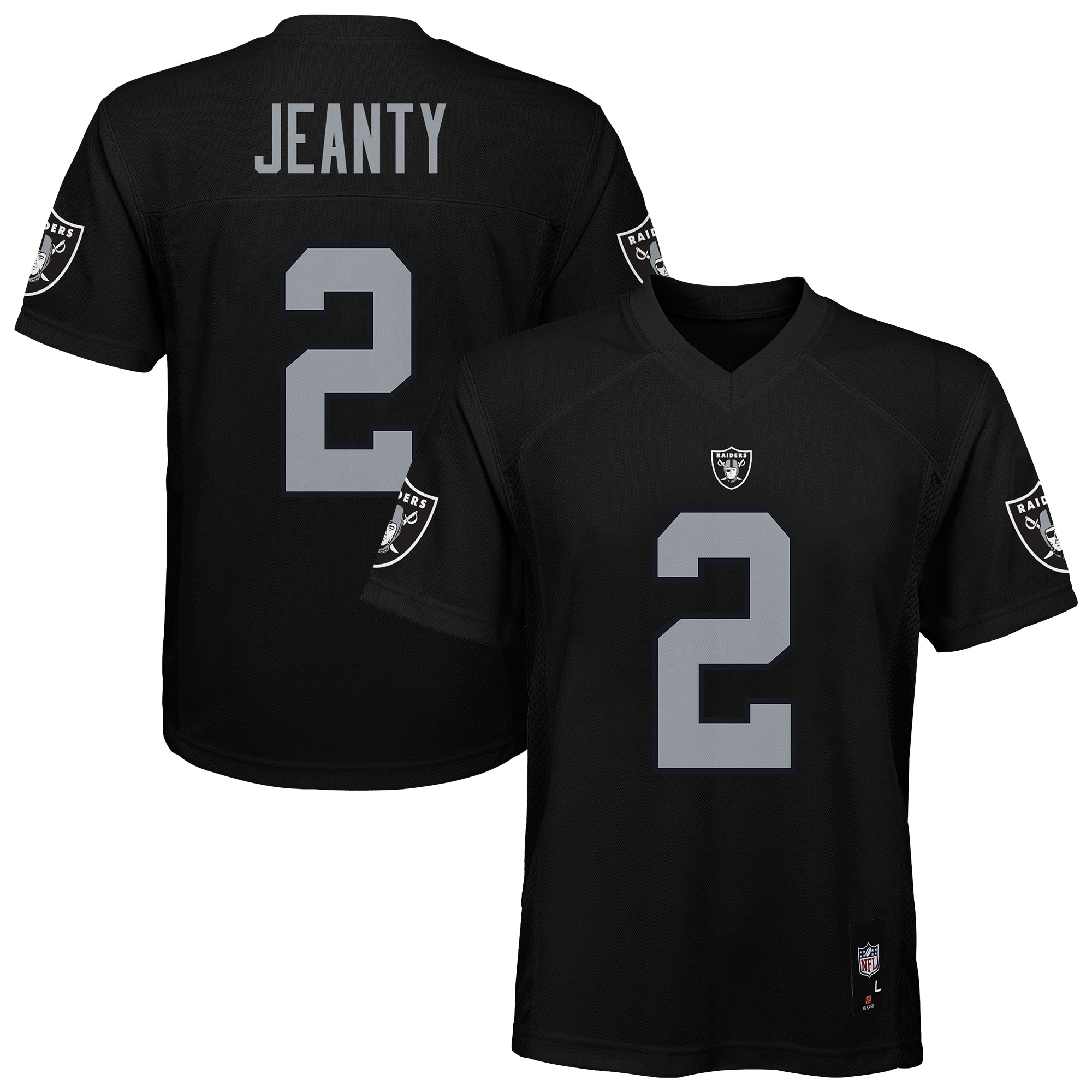 Ashton Jeanty Las Vegas Raiders Youth Player Jersey - Black