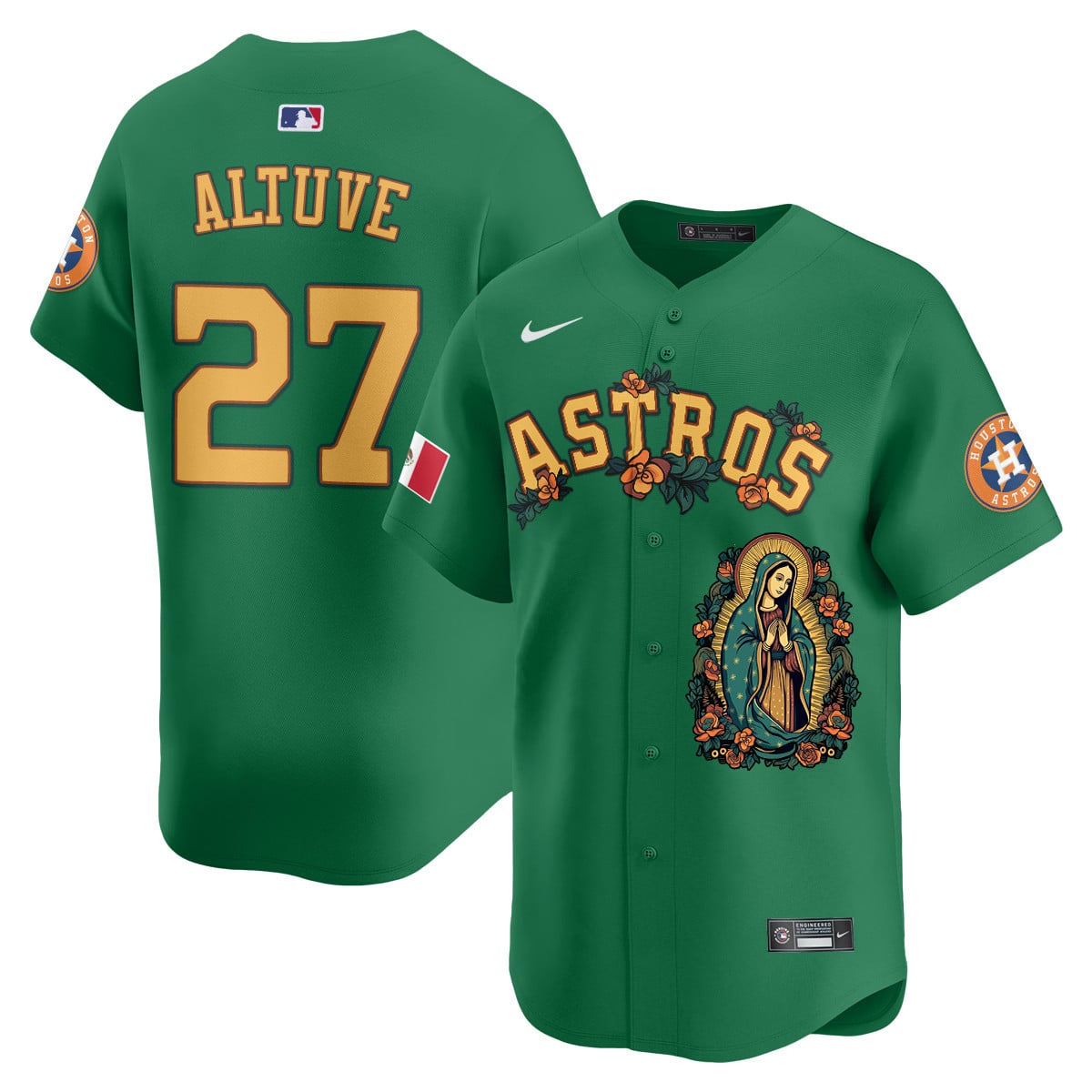Astros Altuve Green Jersey - Nike - Virgin Edition