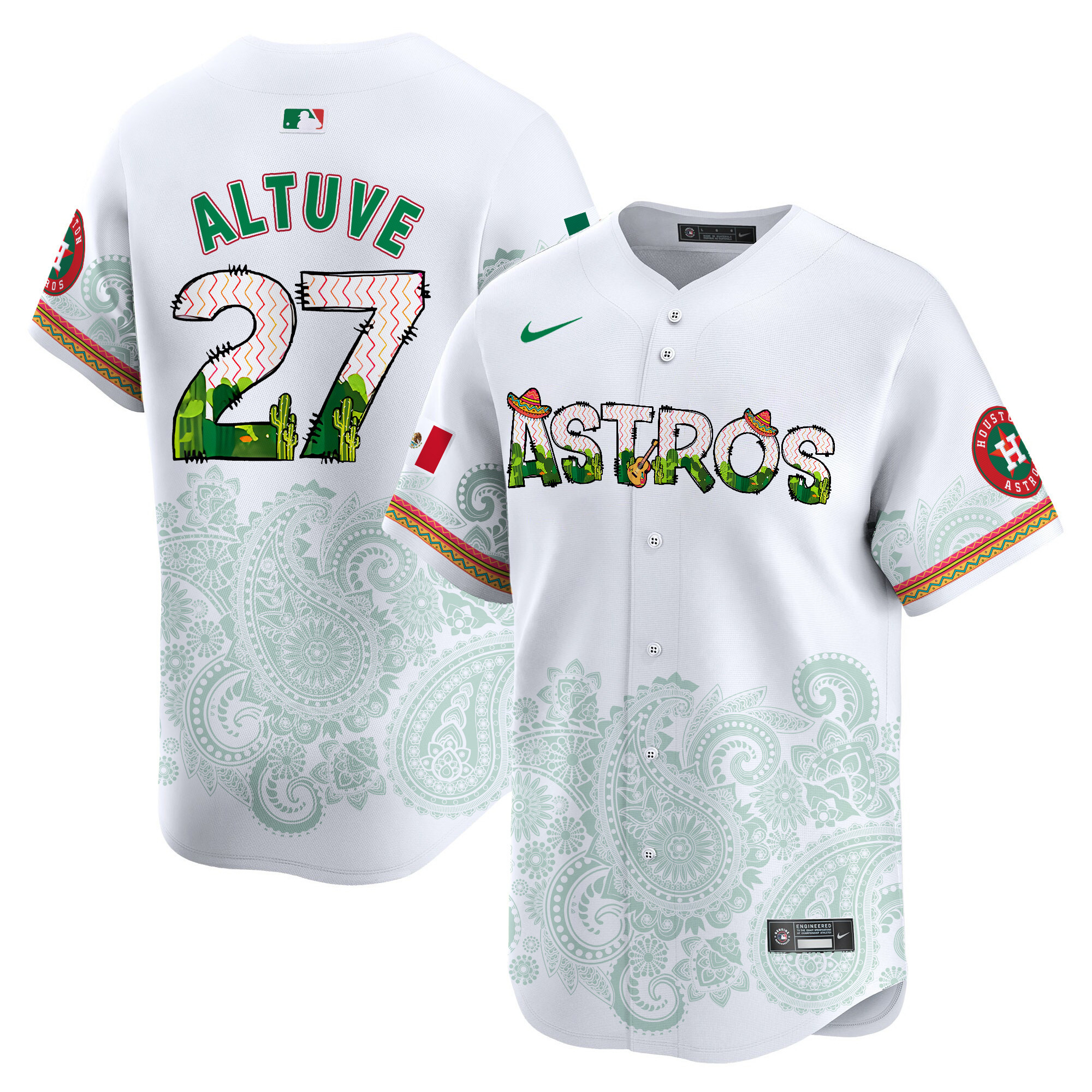 Astros Altuve Mexico Jersey nike - Nike Astros Altuve Mexico Jersey