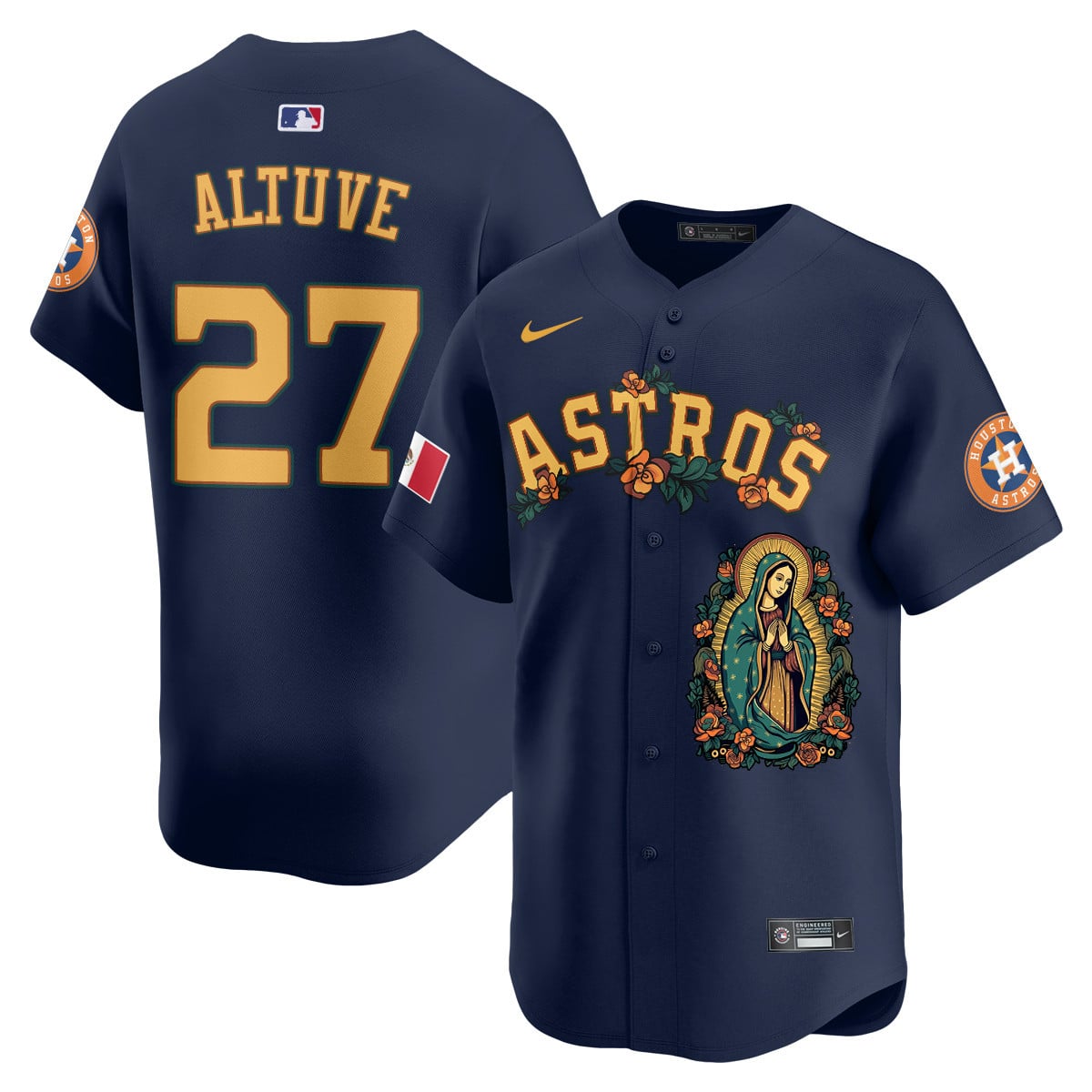 Astros Altuve Virgin Jersey - Nike - Navy Edition