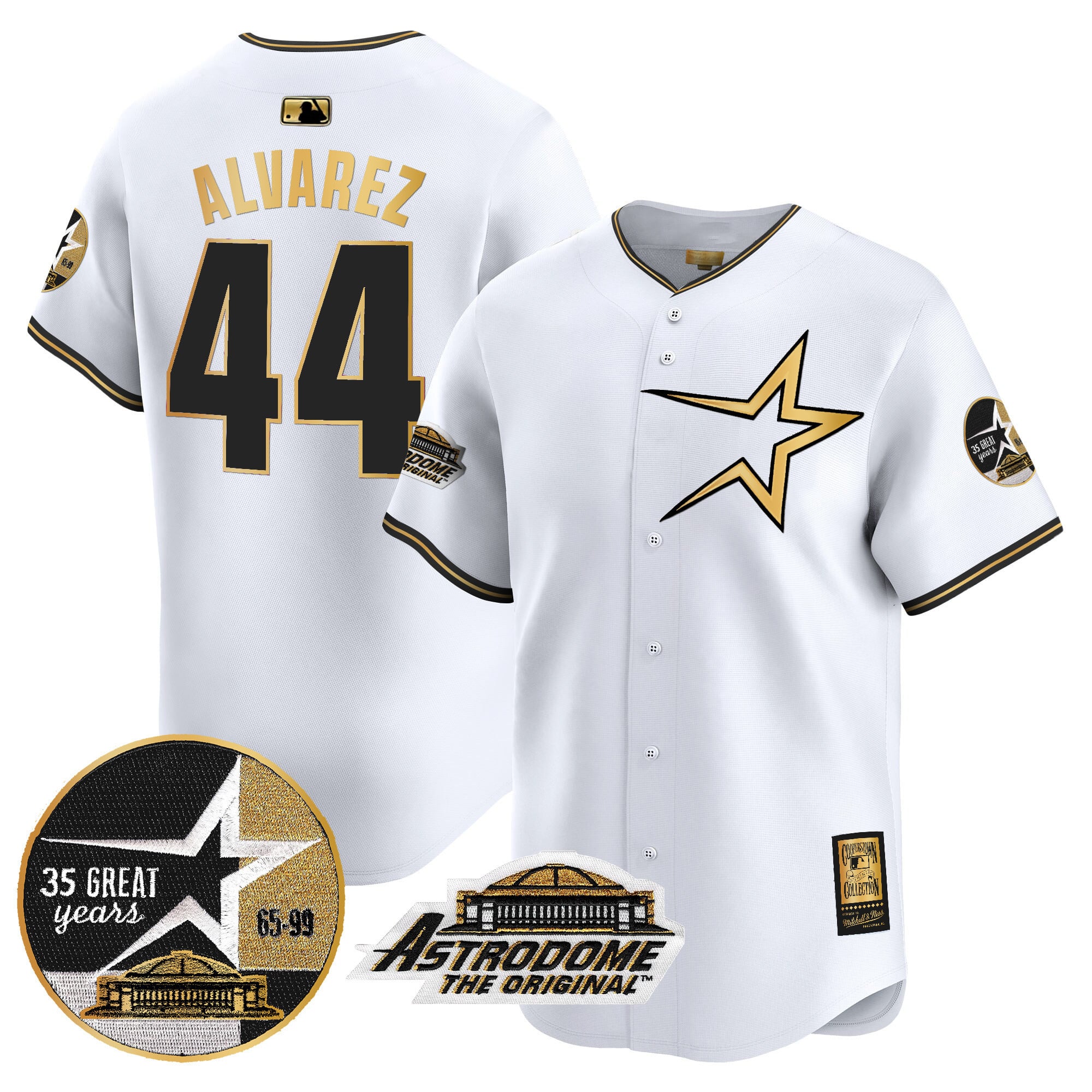 Astros Alvarez Cooperstown Jersey - Mitchell & Ness Astros Alvarez