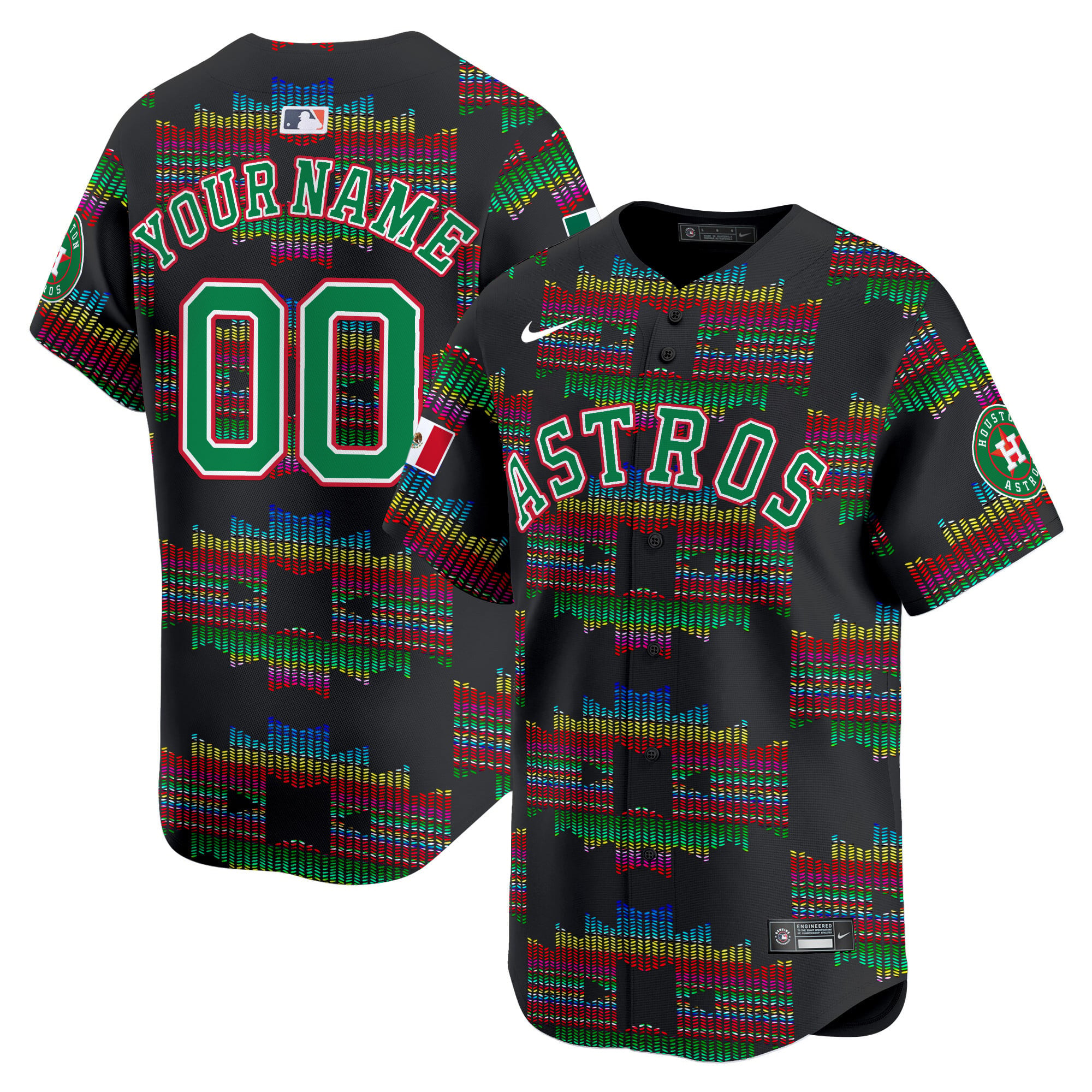 Astros Black Mexico Jersey - Nike - Limited Edition
