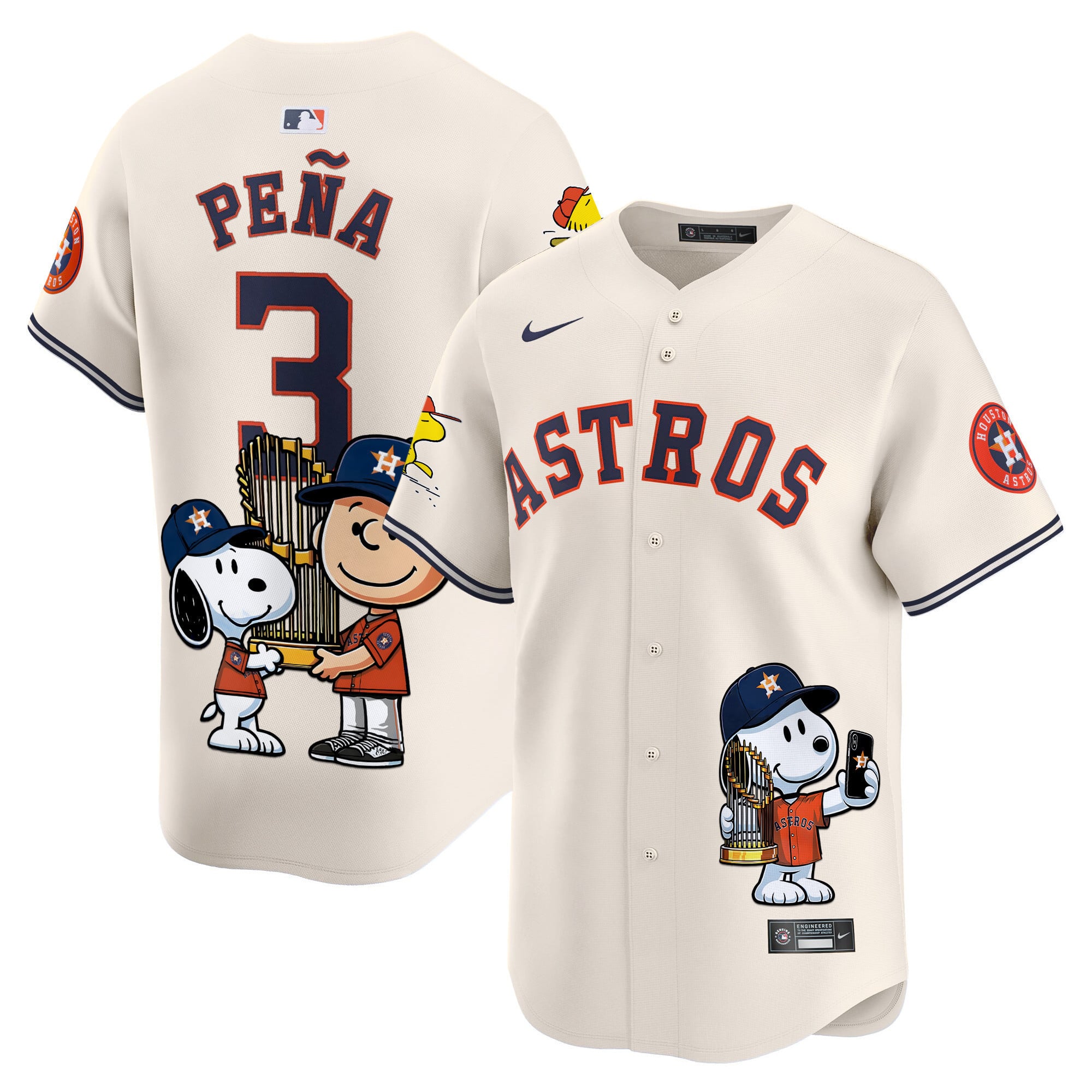 Astros Peña Snoopy Jersey - Nike - Limited Edition
