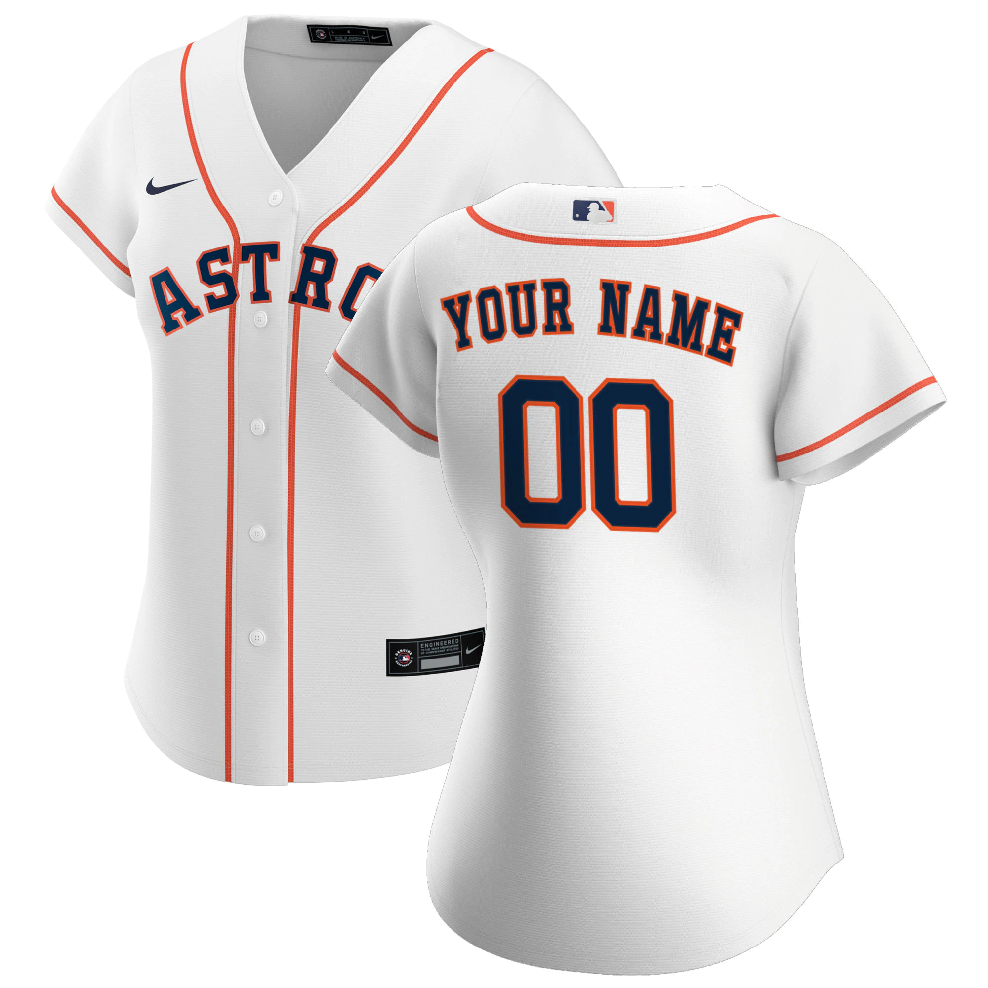 Astros White Custom Jersey nike - Nike Astros White Custom Jersey