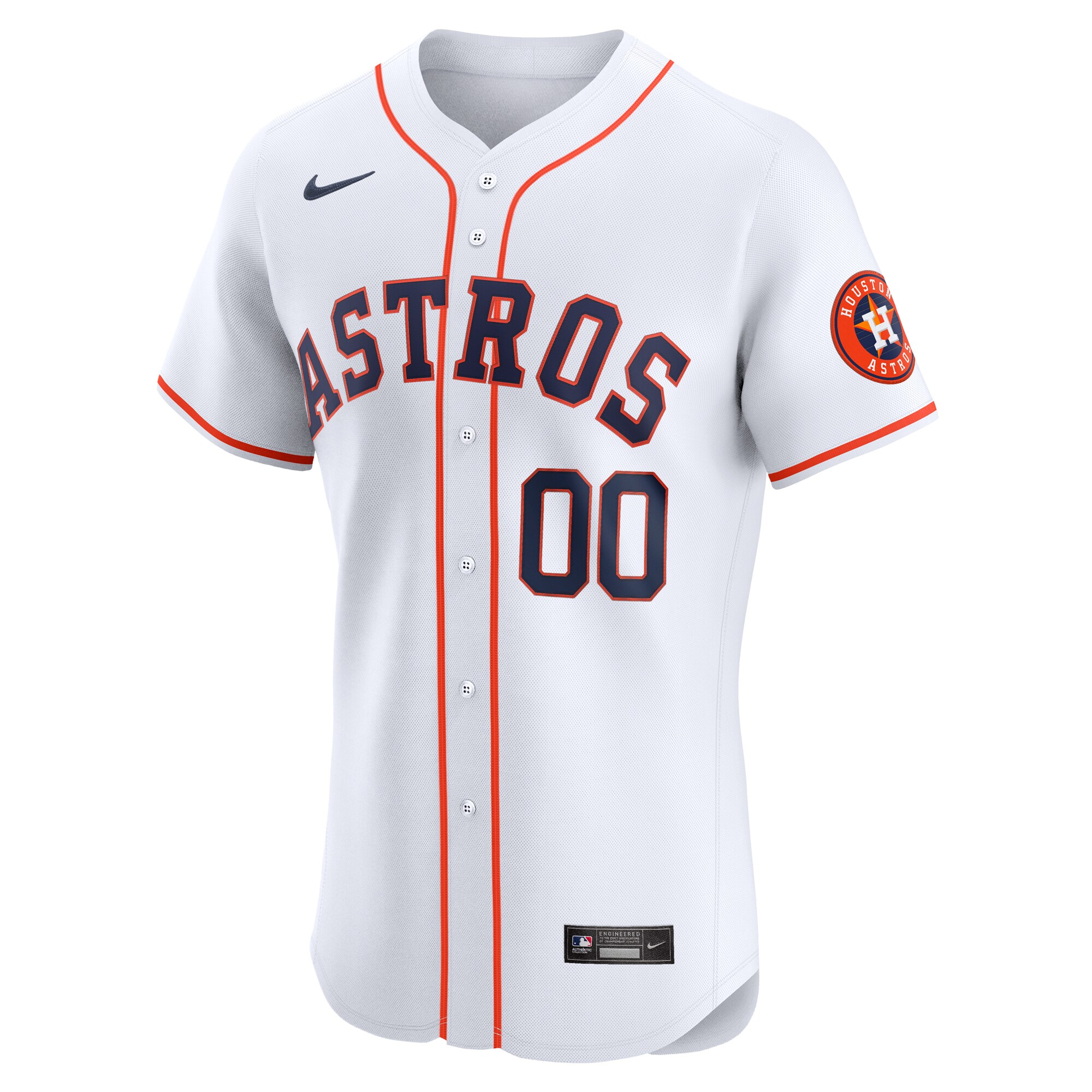 Alternative view of Astros White Custom Jersey - Nike - Personalize Your MLB Style!