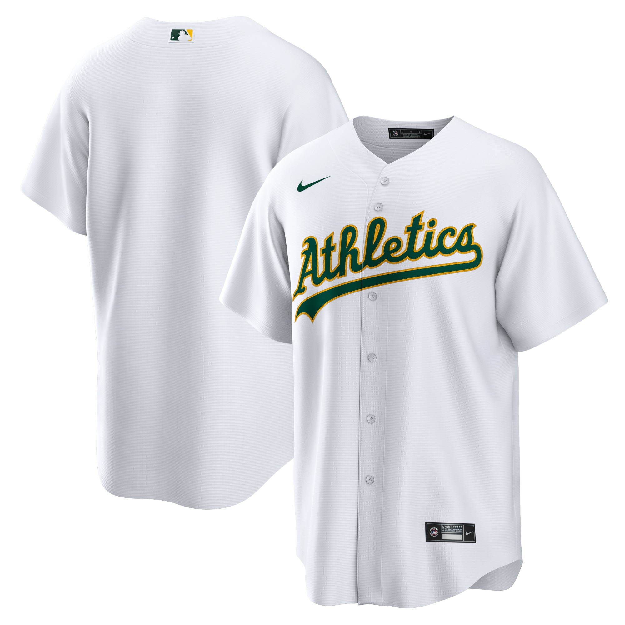 Athletics Home Blank Jersey - White
