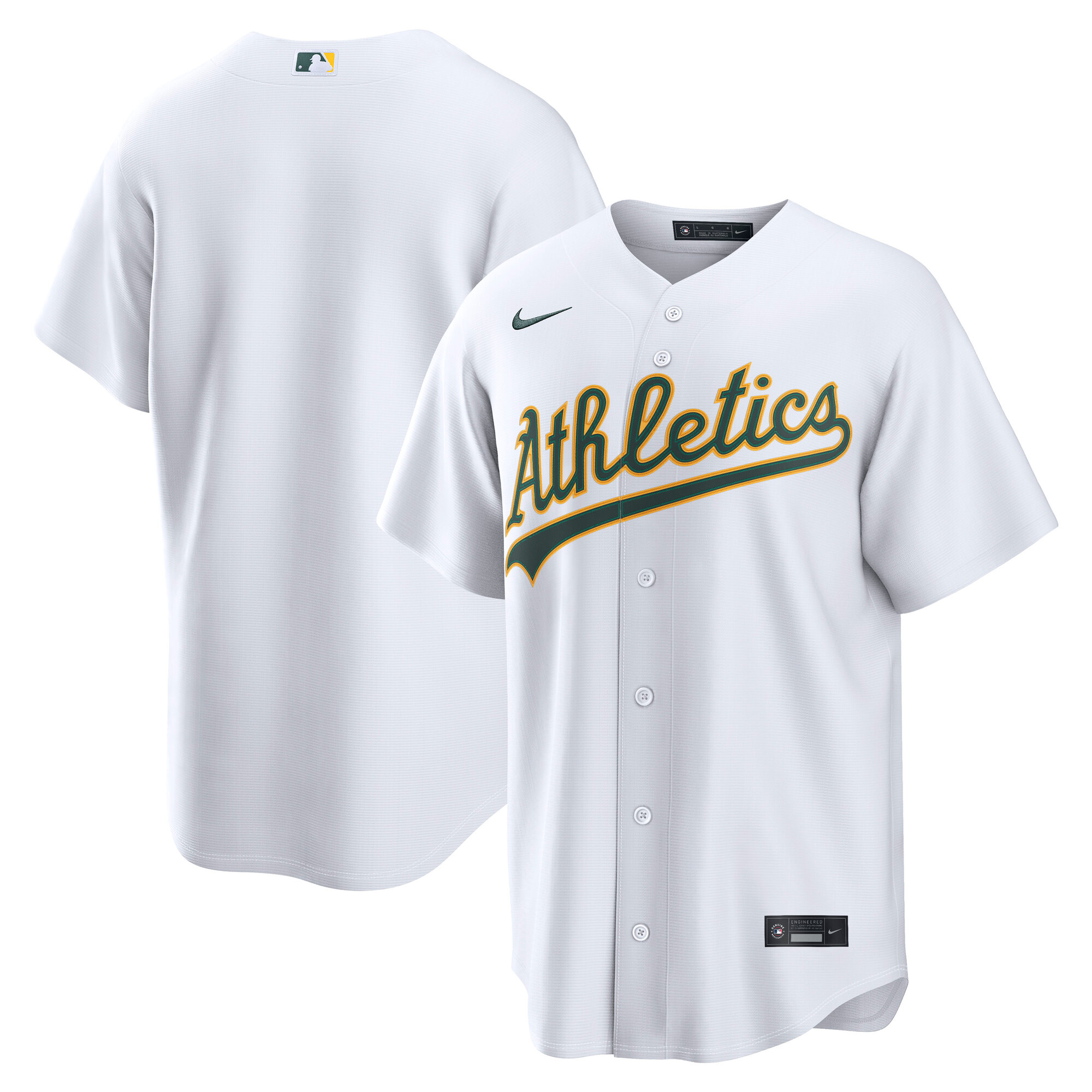 Athletics Home Jersey - White