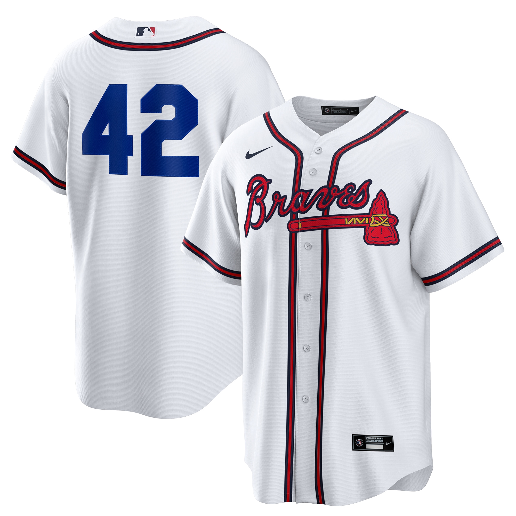 Atlanta Braves Home 2025 Jackie Robinson Day Jersey - White