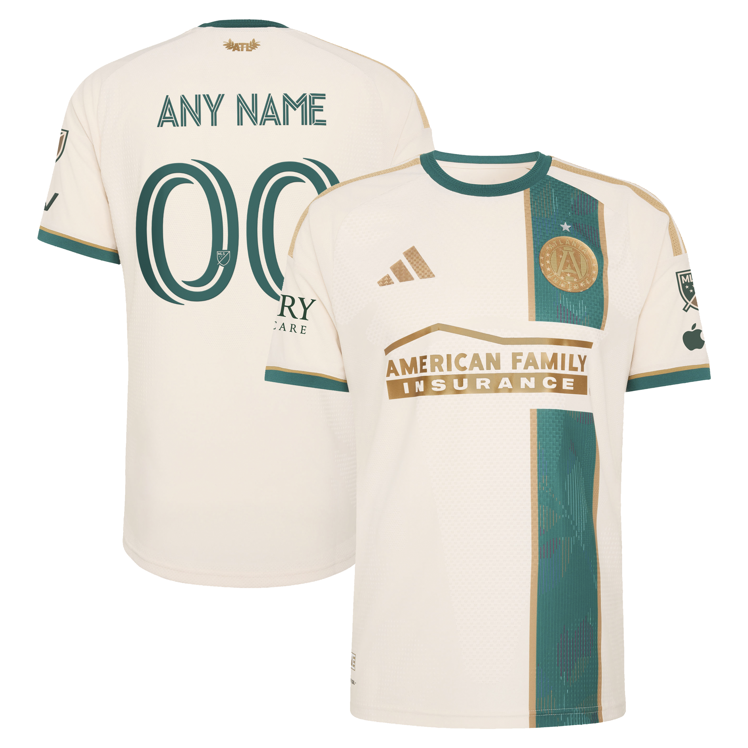 Atlanta United FC 2026 Spirit Of '96 On-Field Patch Custom Jersey - Tan