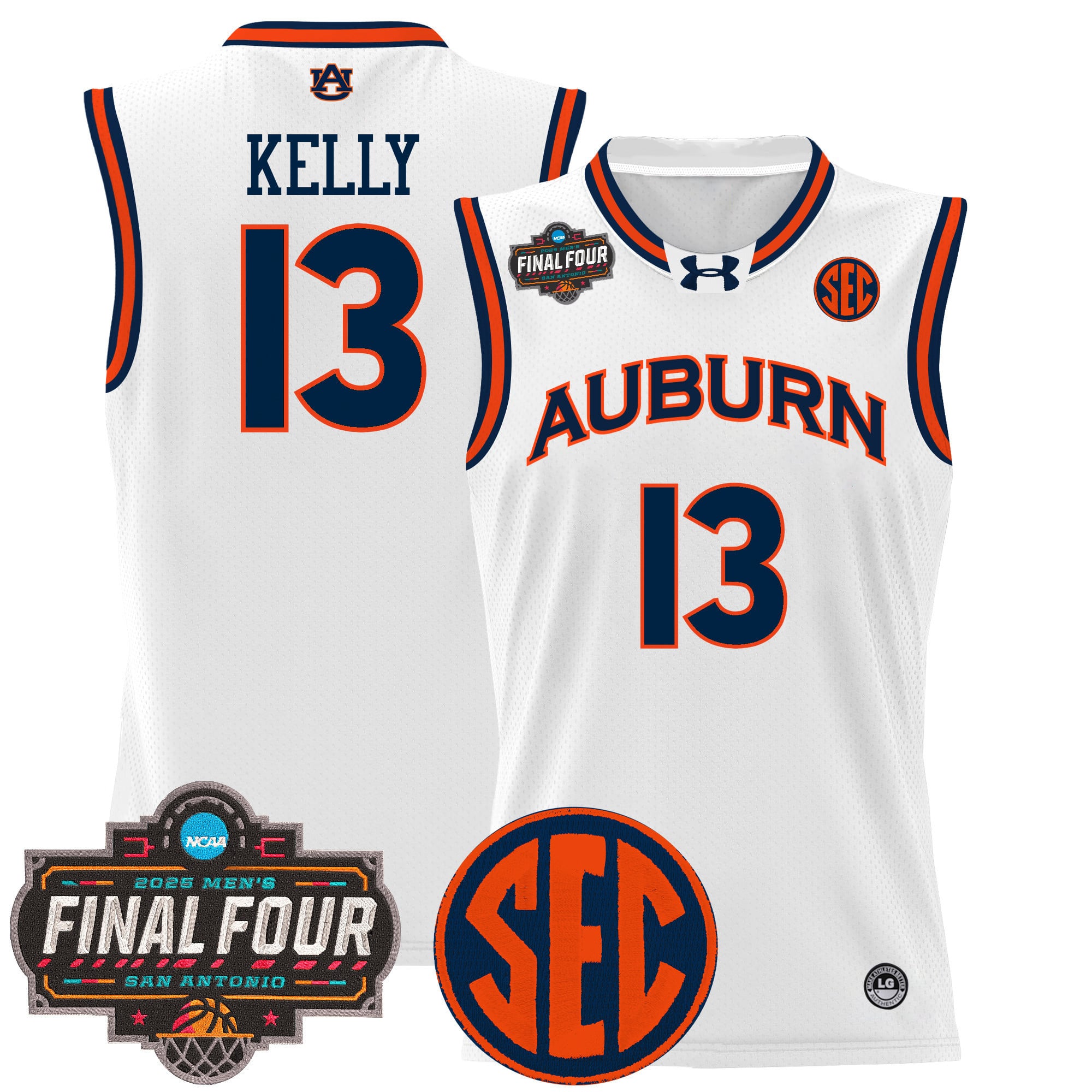 Auburn Broome Final Four Jersey - Under Armour Auburn Broome Jersey