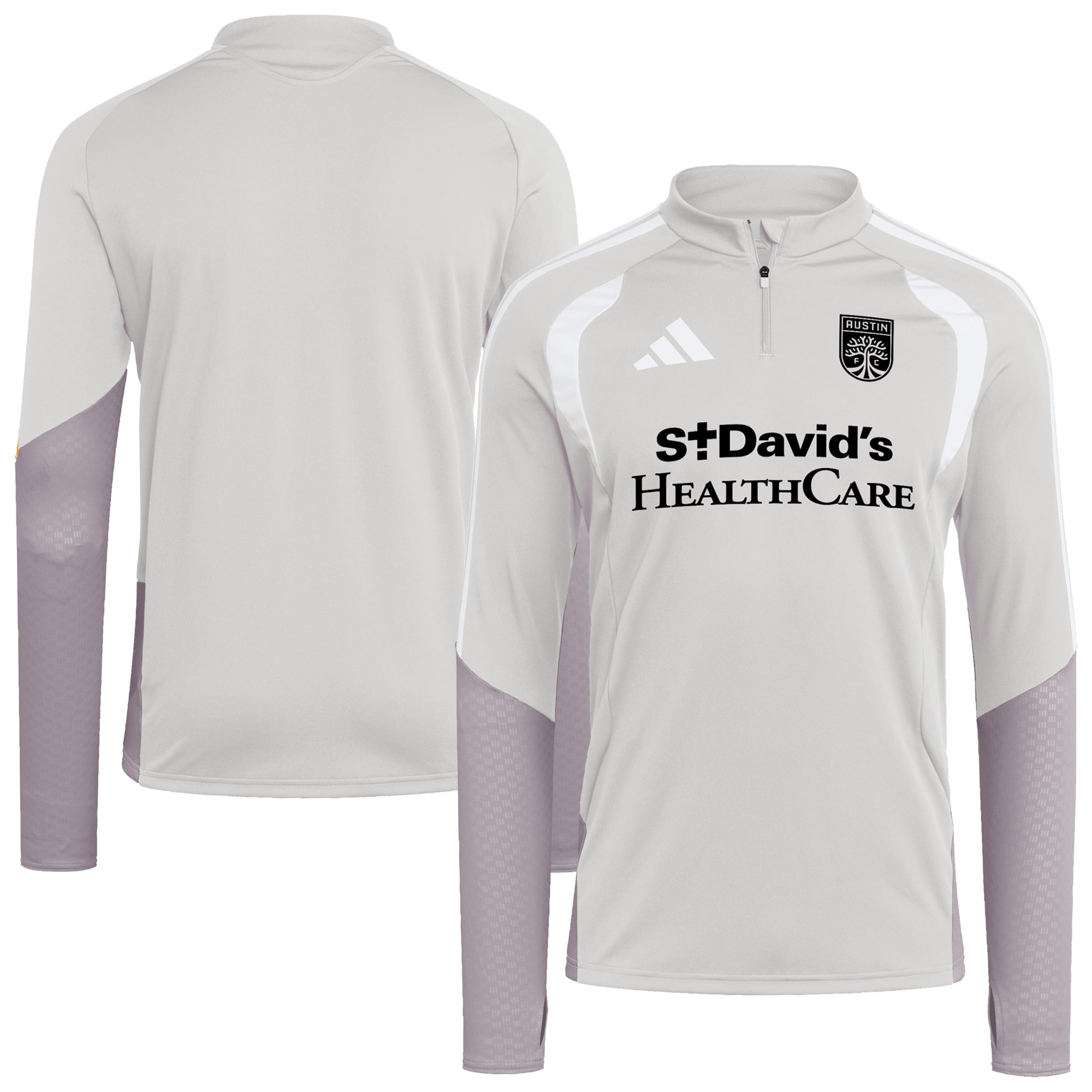 Austin FC 2026 Tiro Competition Quarter-Zip Training Top - Silver