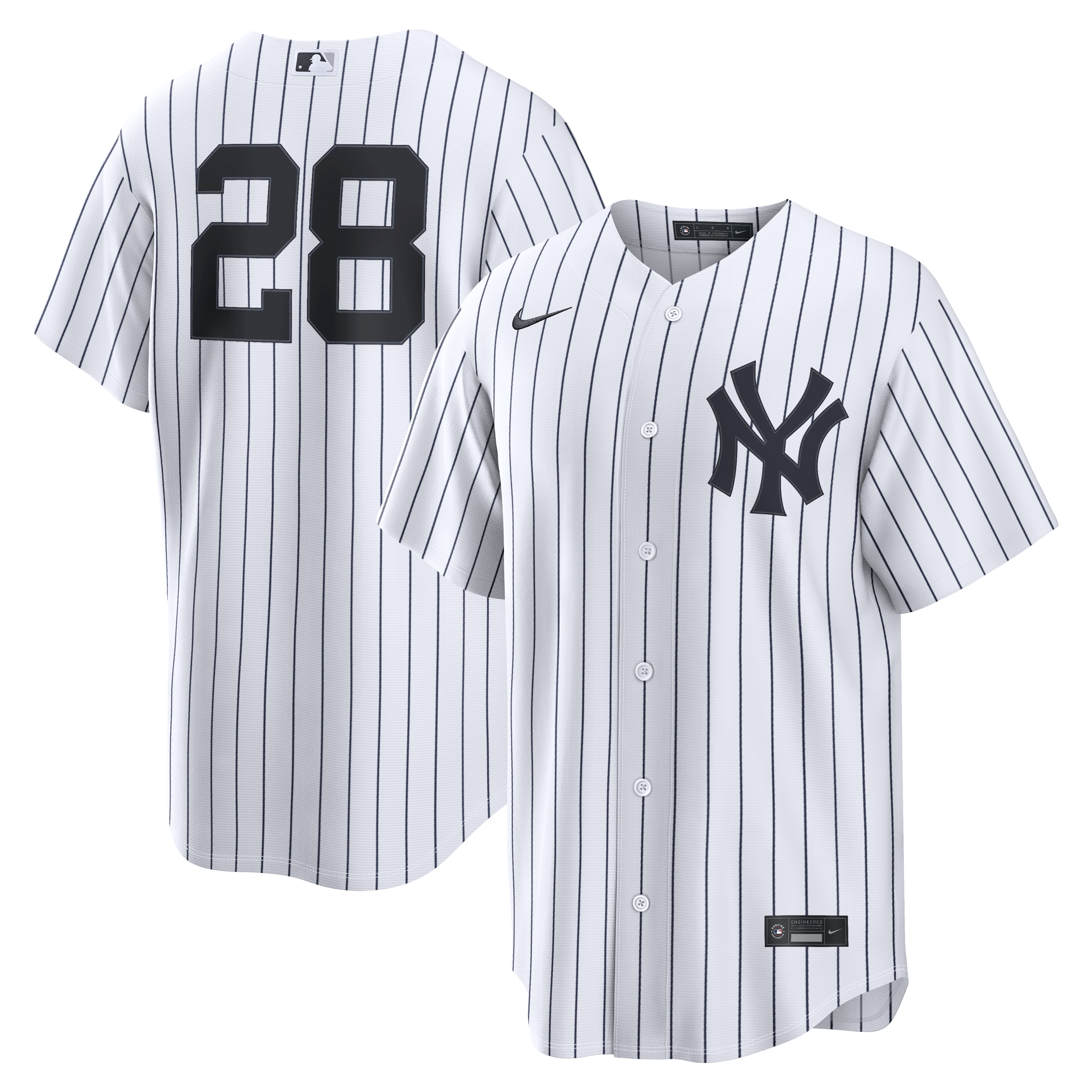 Austin Wells New York Yankees Home Jersey - White
