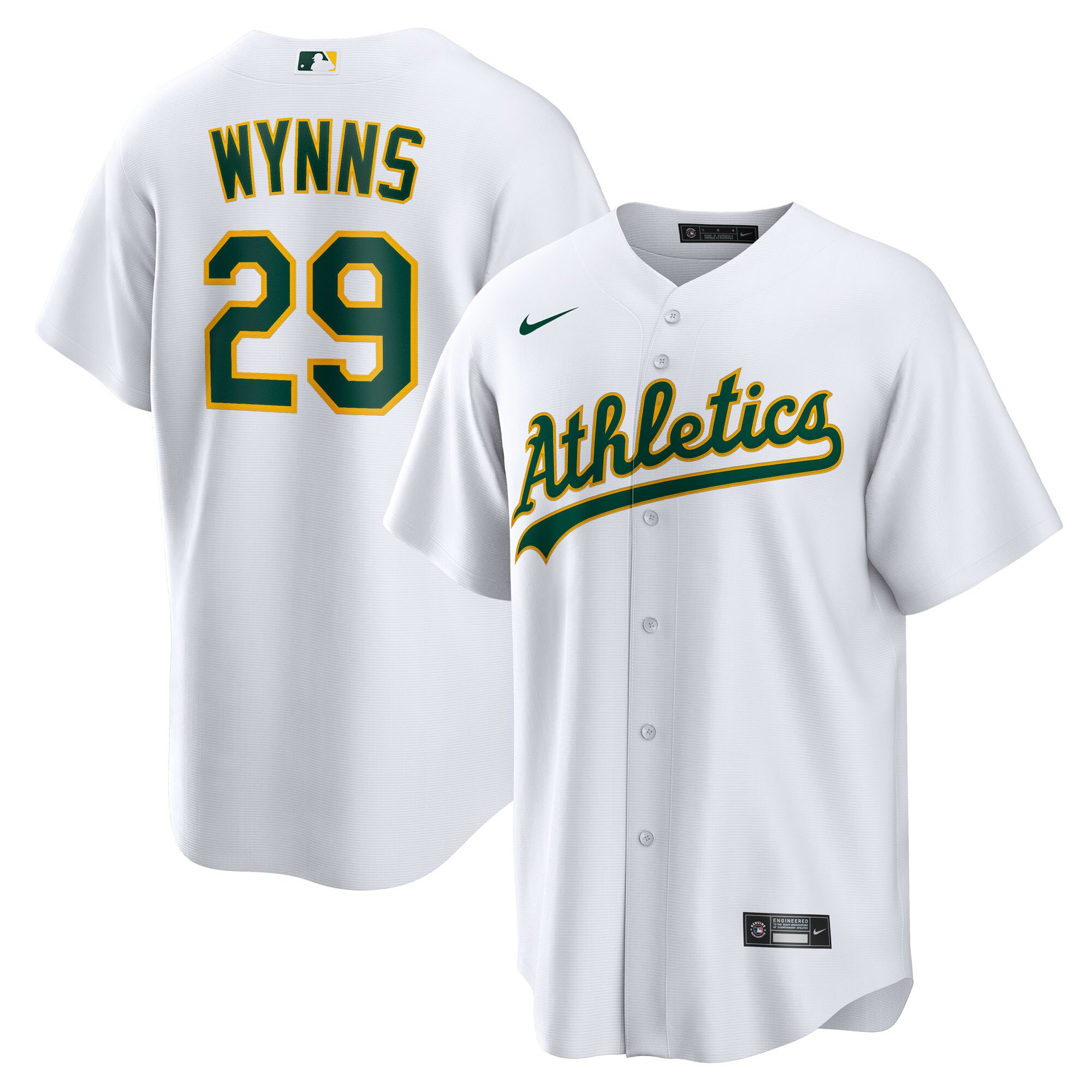 Austin Wynns Athletics Home Jersey - White