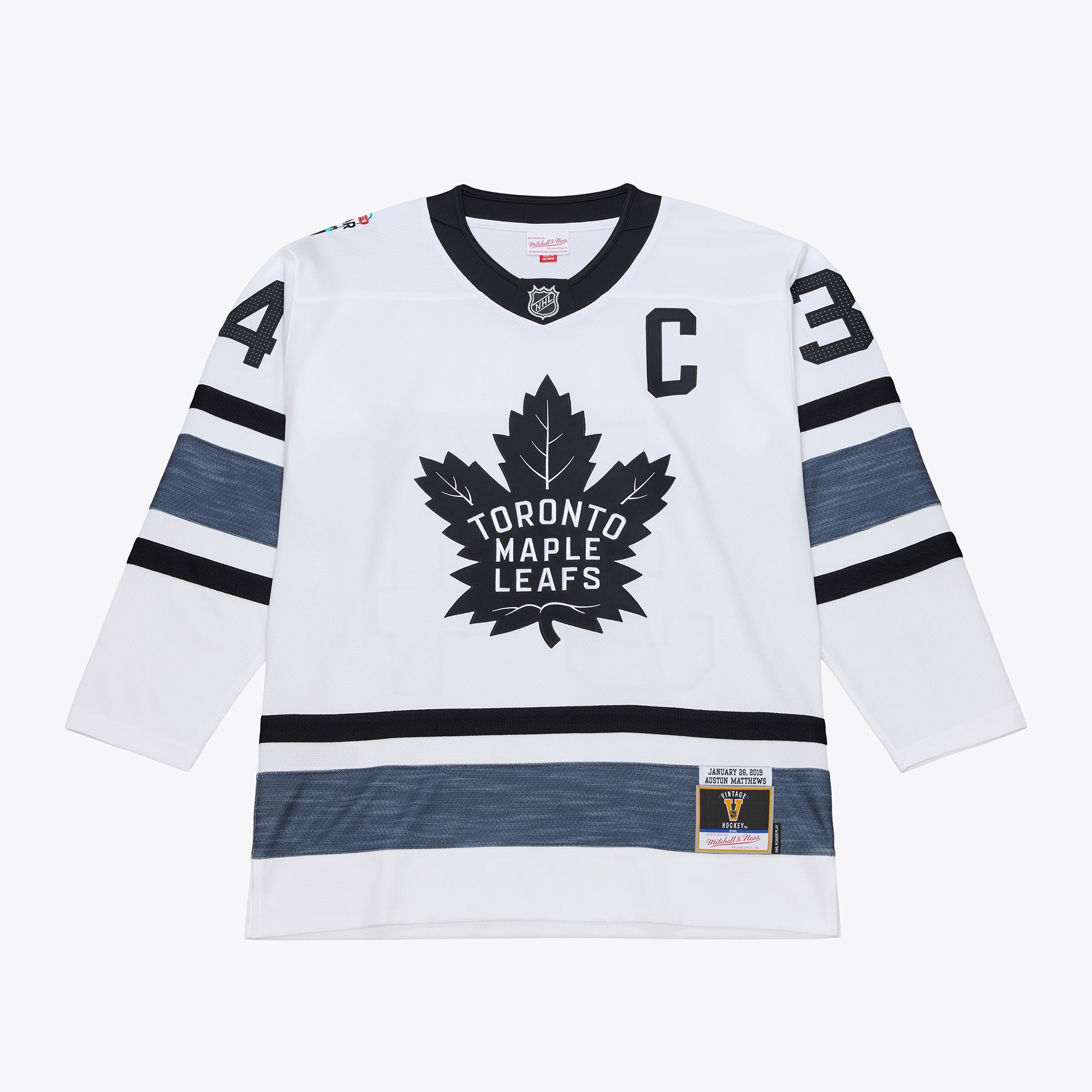 Auston Matthews 2019 All-Star Game Power Play Jersey - White