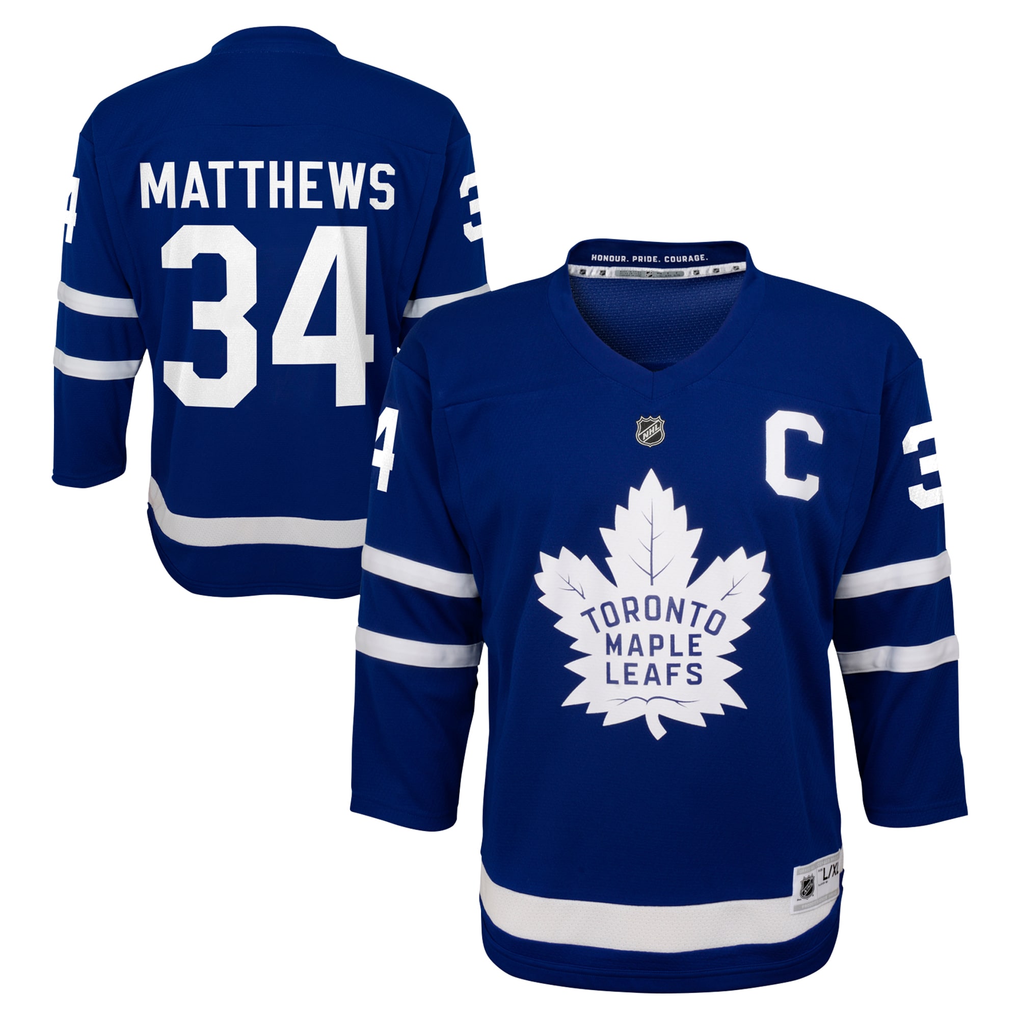 Auston Matthews Toronto Maple Leafs Youth Home Player Jersey - Blue