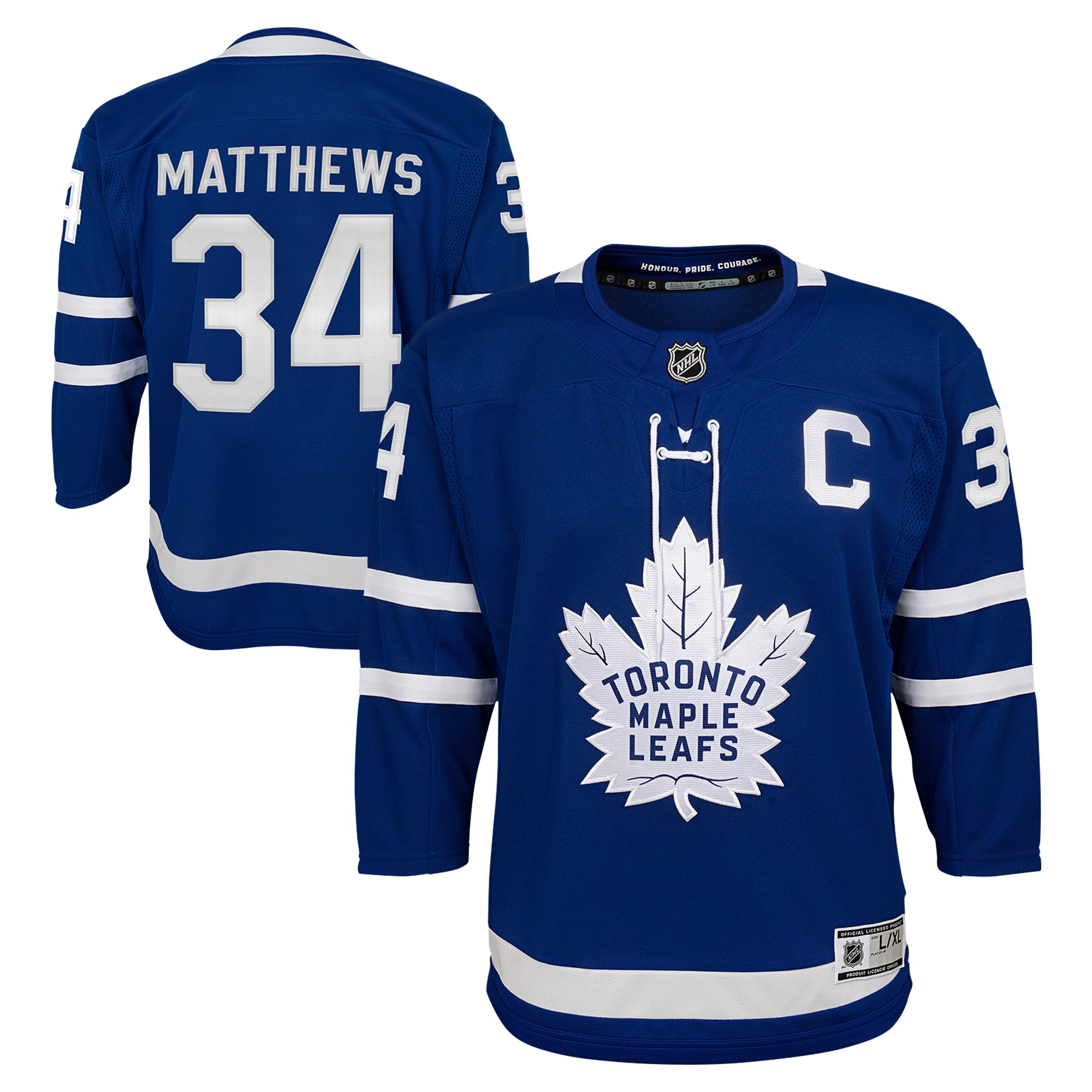 Auston Matthews Toronto Maple Leafs Youth Home Premier Player Jersey
