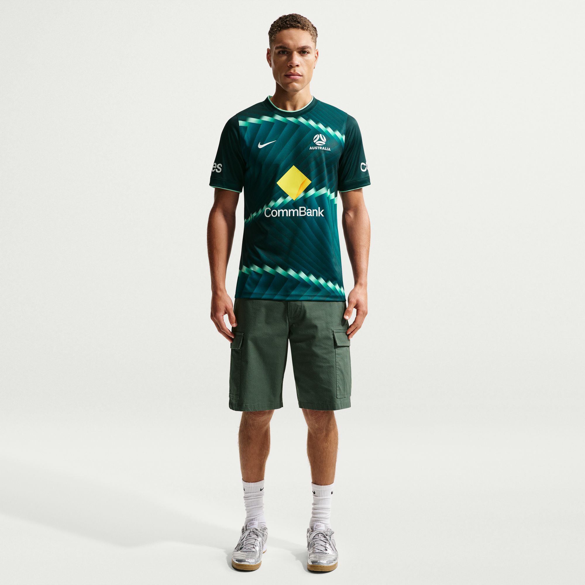 Australia National Team 2026 Academy Pro Pre-Match Top - Green