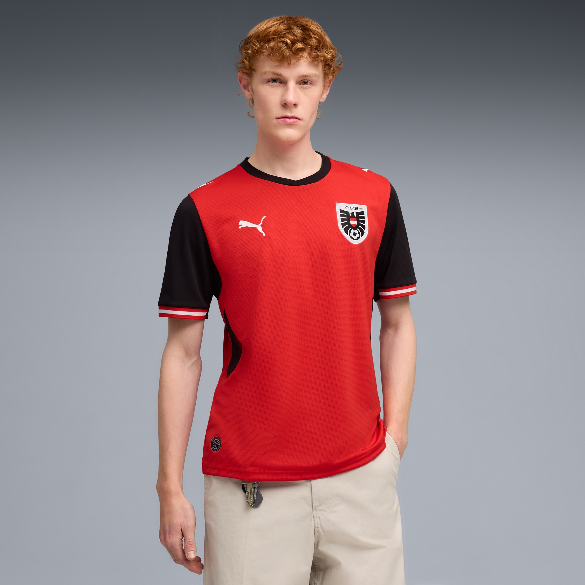 Austria National Team Puma 2026 Home Jersey - Red