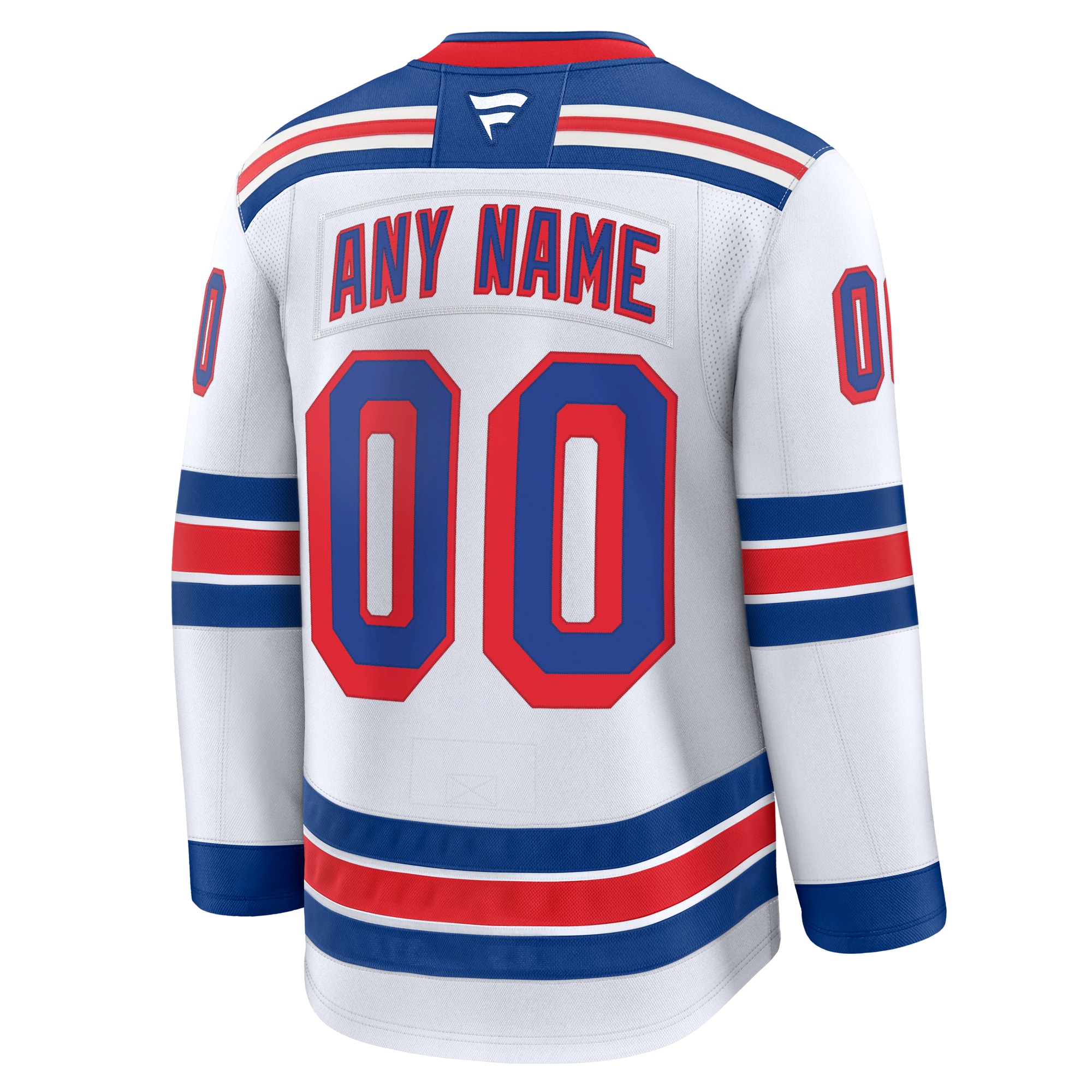 Alternative view of authentic Fanatics Rangers White Jersey - Fanatics Rangers White