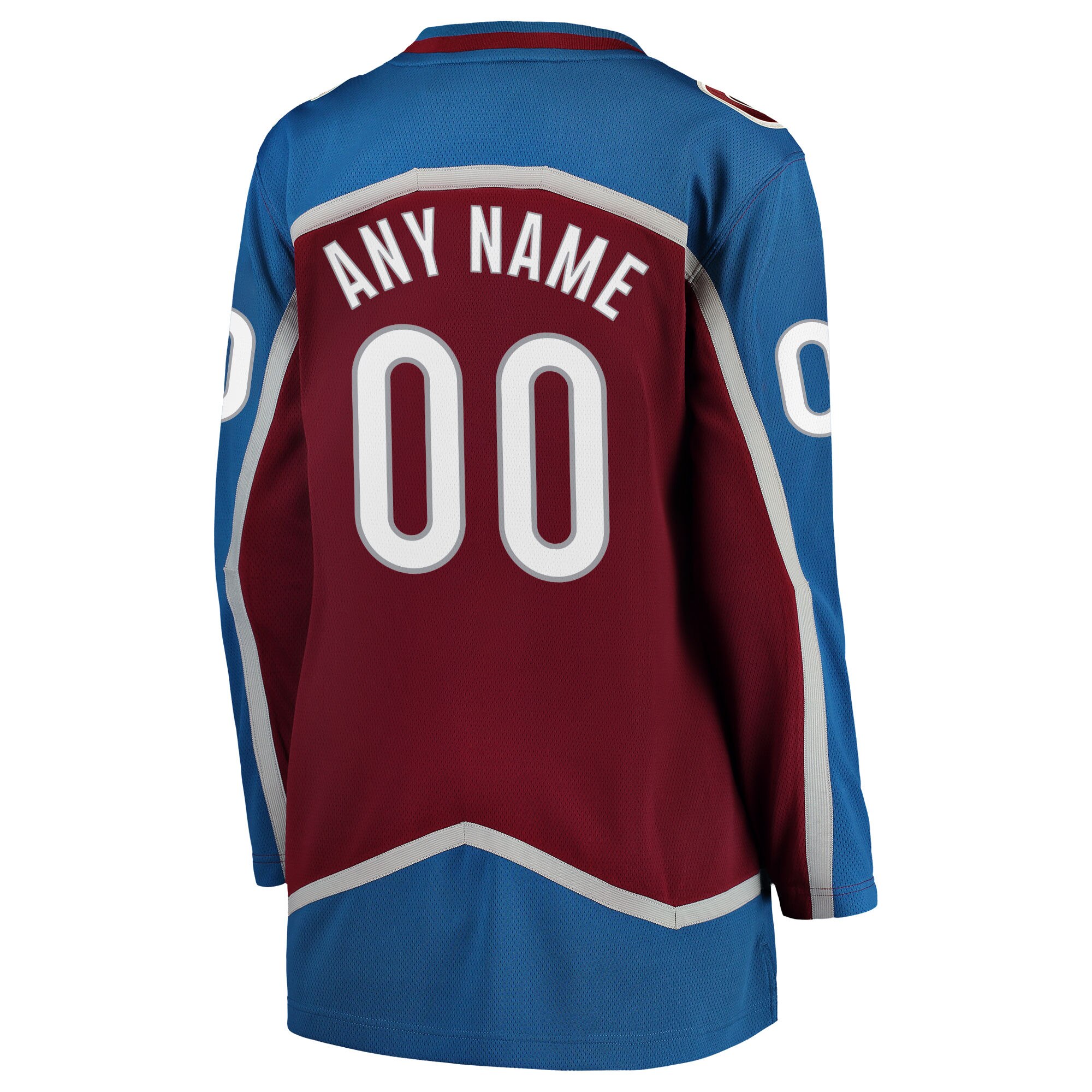 Alternative view of Avalanche Custom Maroon Jersey - Fanatics Colorado Avalanche Custom