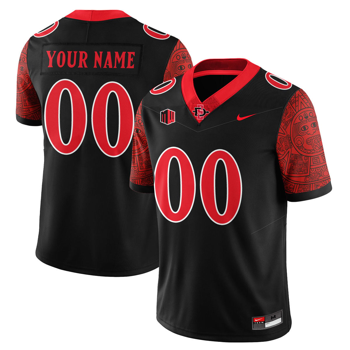 Aztecs Nike Black Jersey - San Diego State Aztecs Nike Black Football
