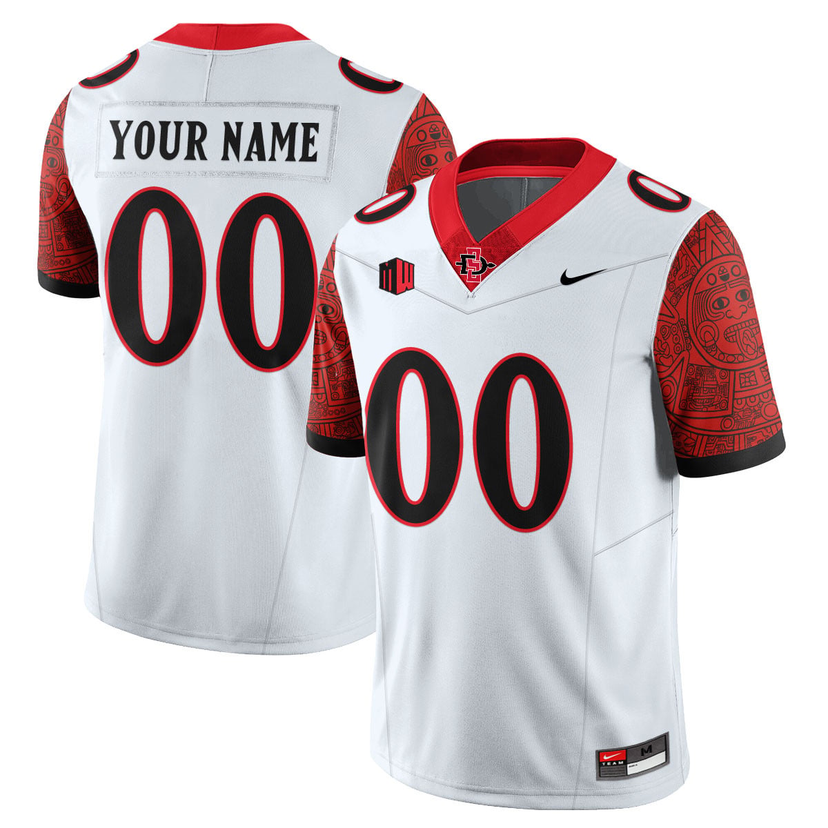 Alternative view of Aztecs Nike Black Jersey - San Diego State Aztecs Nike Black Football