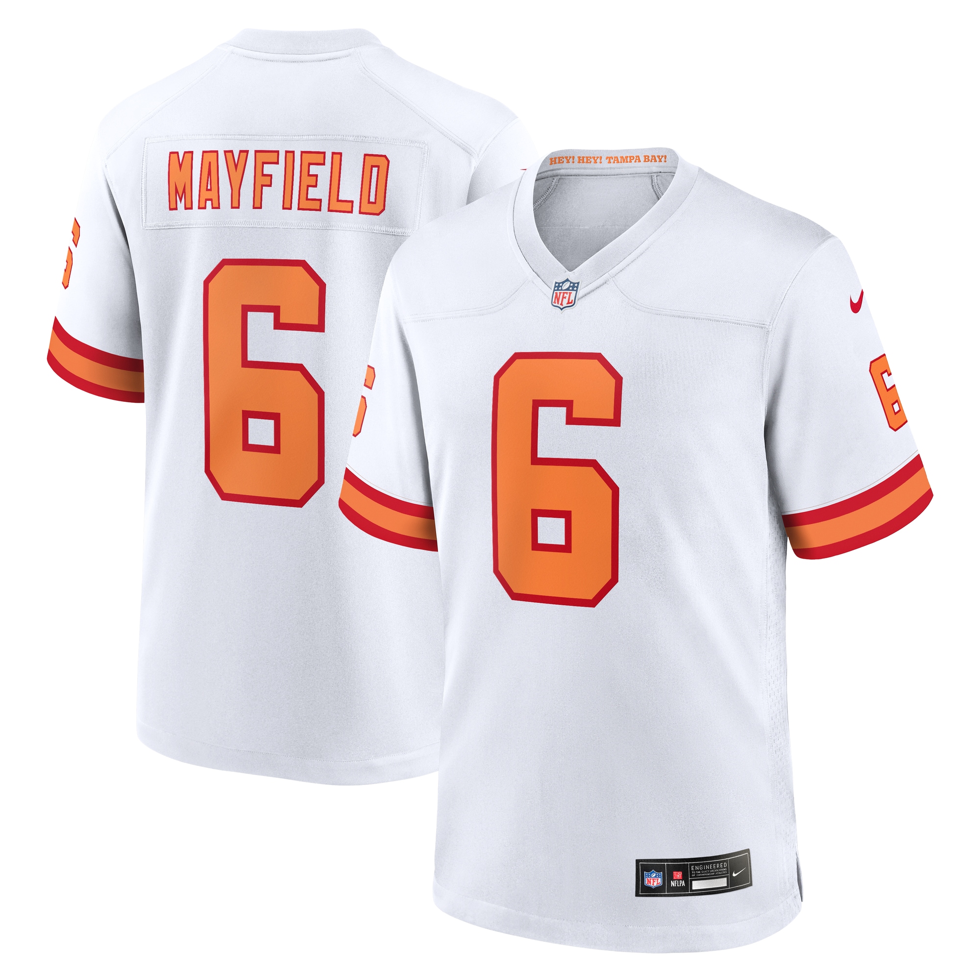 Baker Mayfield '76 Tampa Bay Buccaneers Player Game Jersey - White